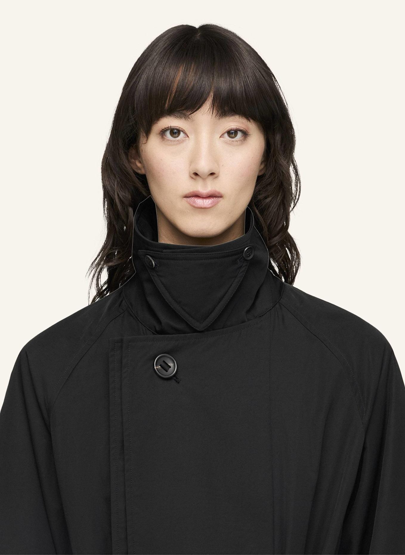 Y-3 Y-3 MANTEL AUS GESPONNENEM NYLON: SCHWARZ