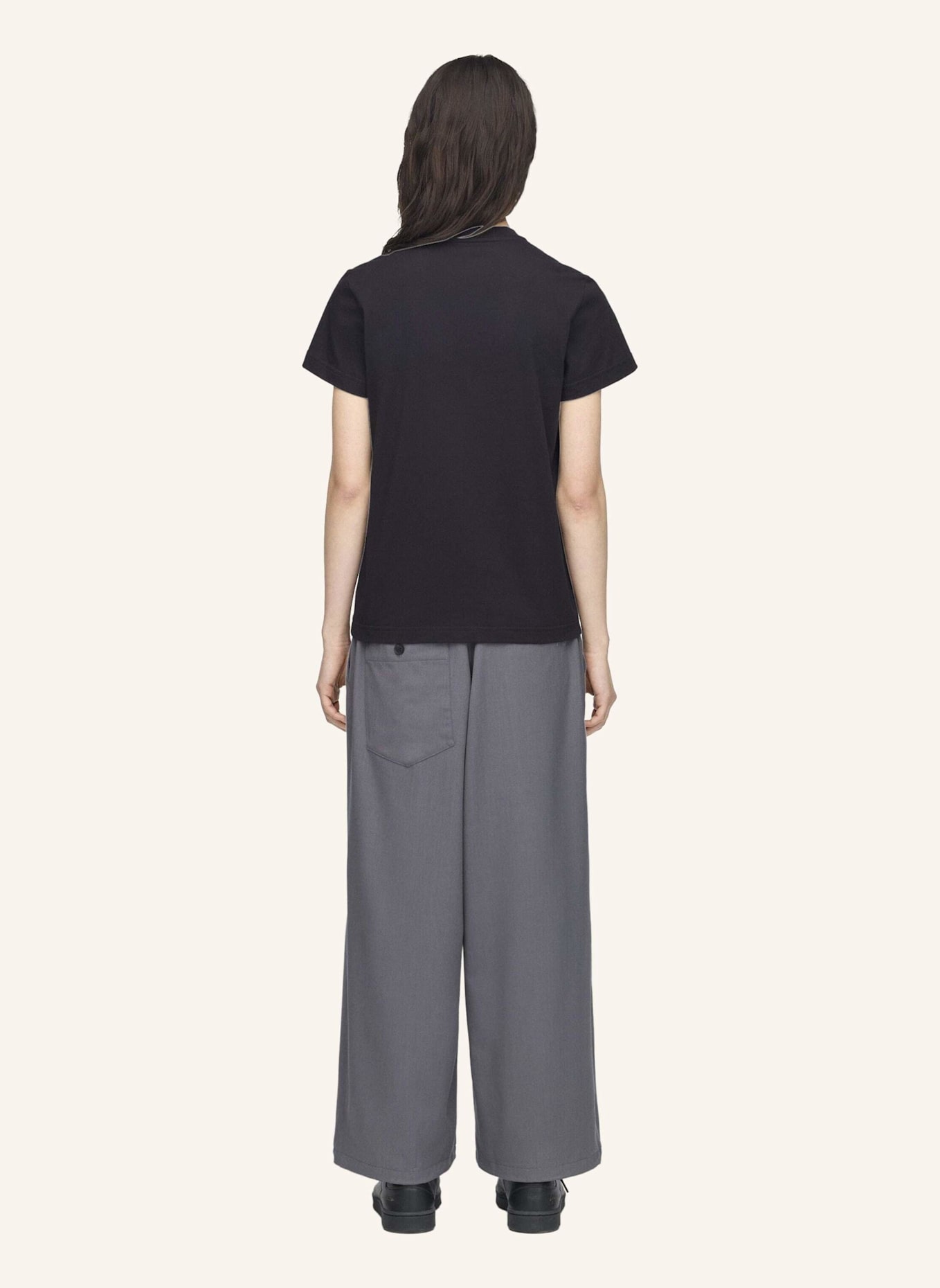 Y-3 Y-3 REGULAR SHORT SLEEVE T-SHIRT: SCHWARZ