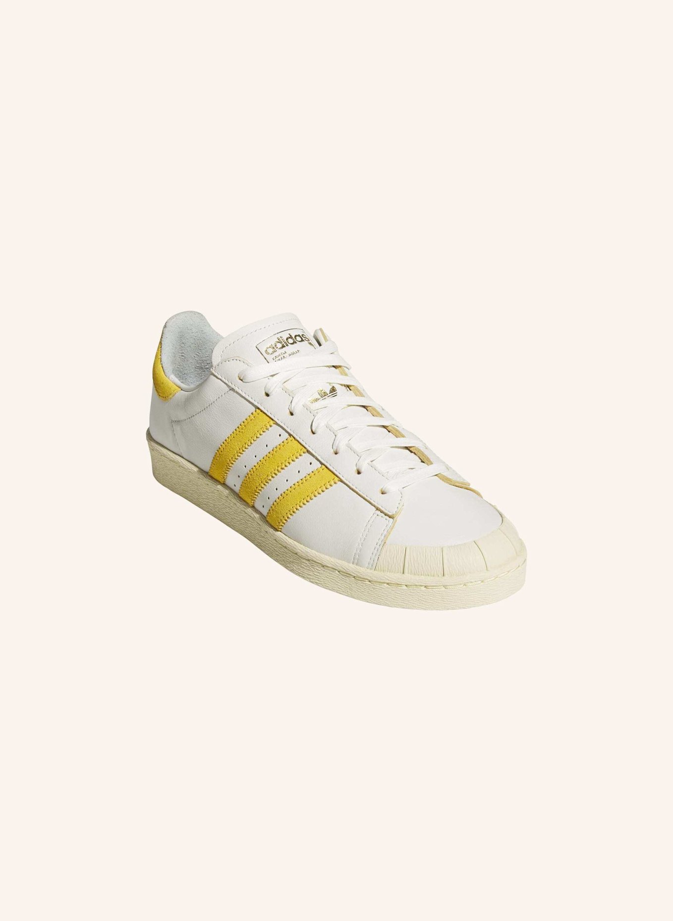 adidas Originals JABBAR LO SCHUH: WEISS/ GELB/ CREME