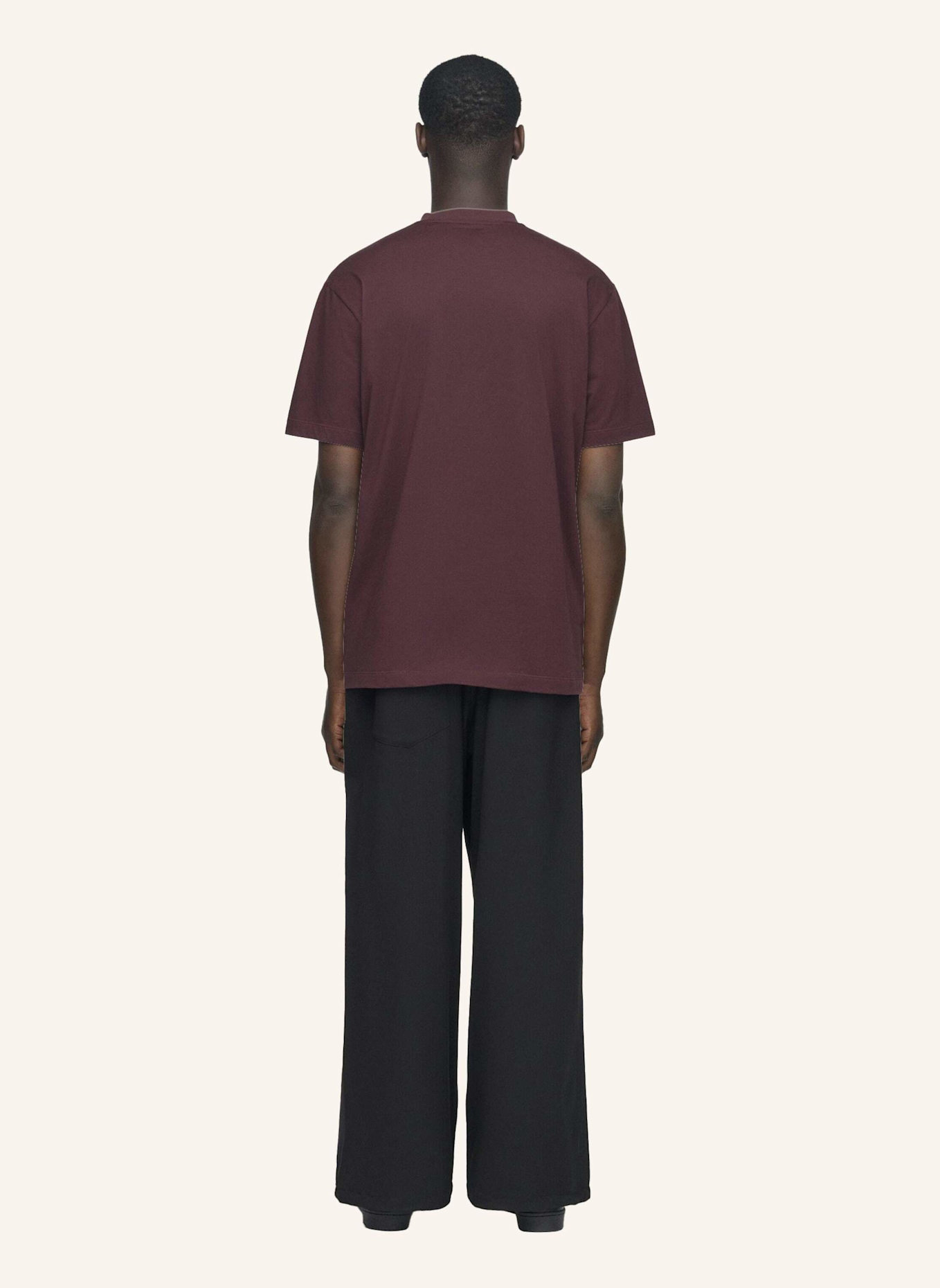 Y-3 Y-3 T-SHIRT, REGULÄR GESCHNITTEN: ROT
