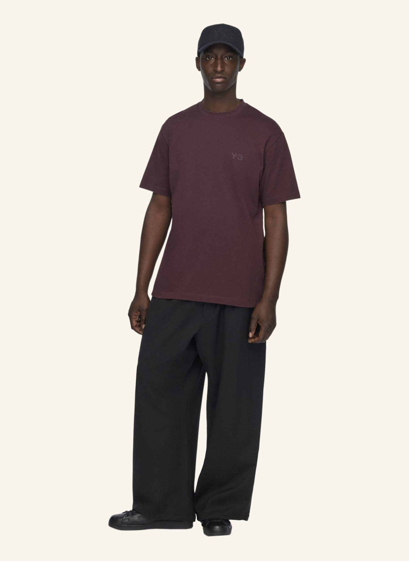 Y-3 Y-3 T-SHIRT, REGULÄR GESCHNITTEN: ROT