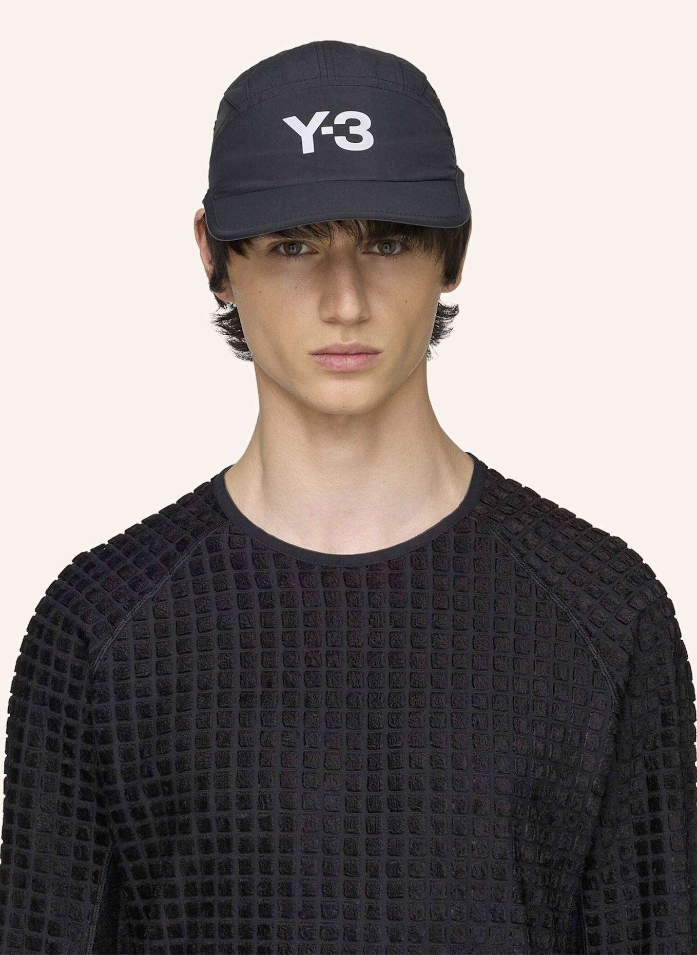 Y-3 Y-3 RUNNING T-SHIRT, LANGÄRMELIG, WENDEDESIGN: SCHWARZ