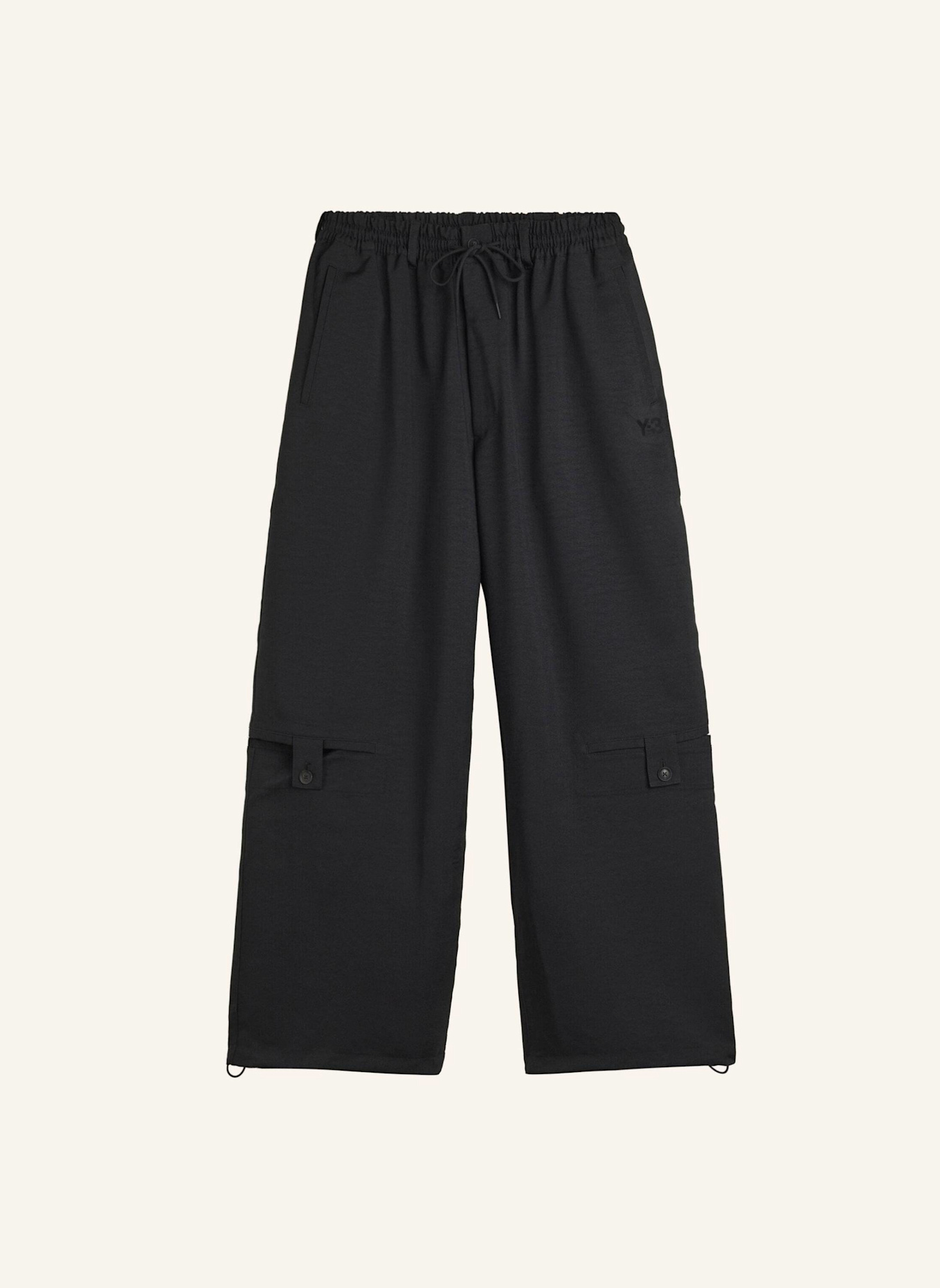 Y-3 Y-3 SPORT UNIFORM HOSE, INDIVIDUELLE LÄNGE: SCHWARZ