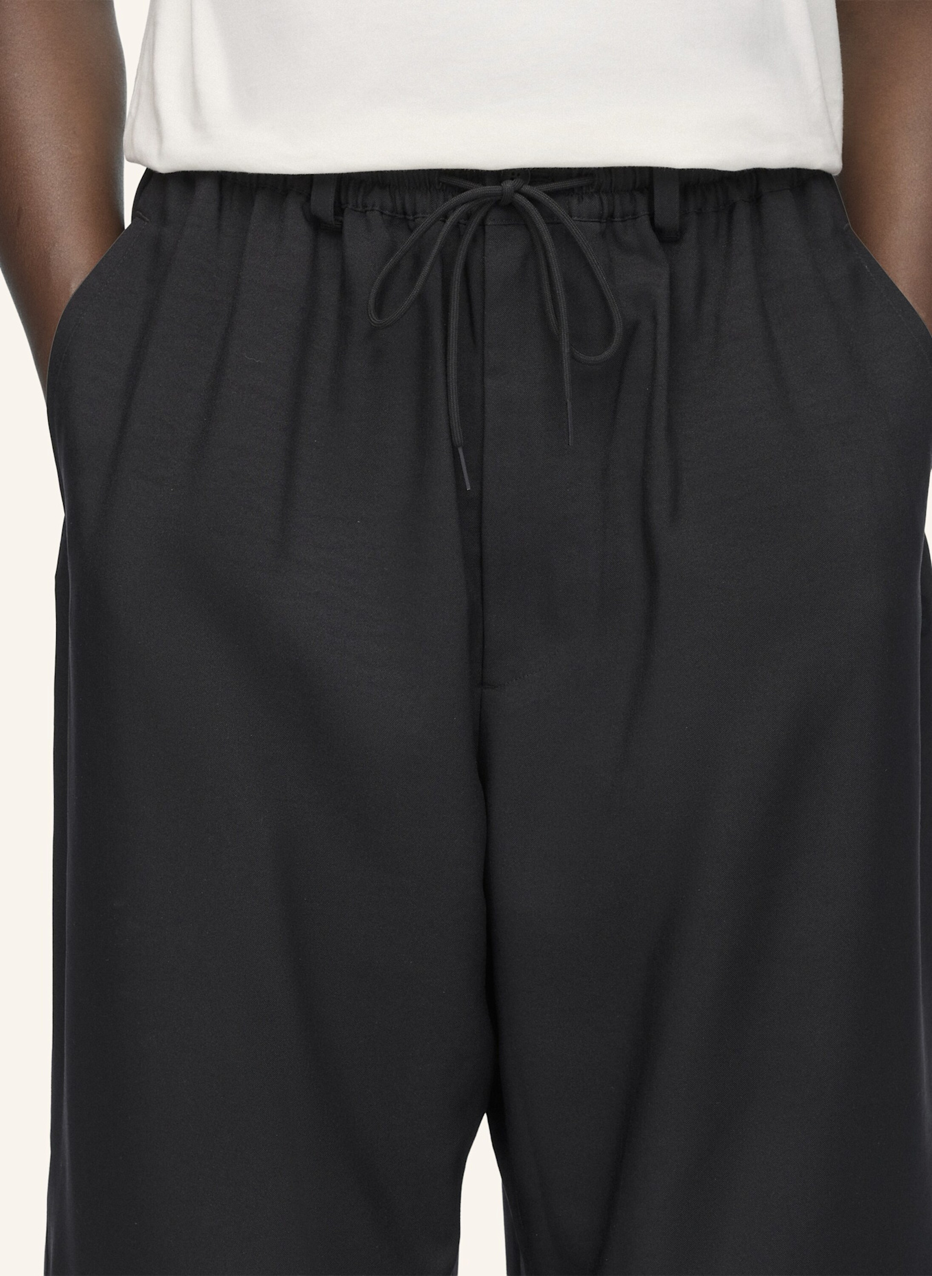 Y-3 Y-3 SPORT UNIFORM HOSE, INDIVIDUELLE LÄNGE: SCHWARZ