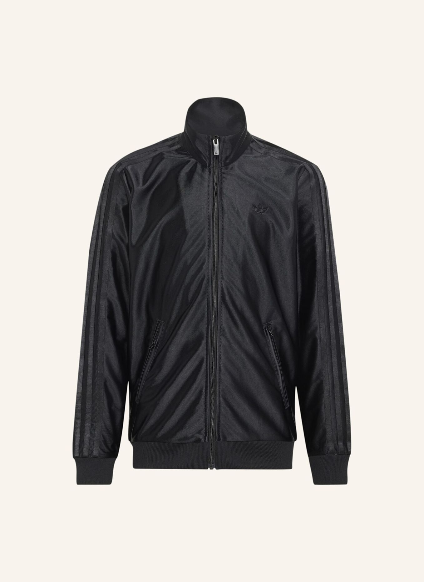 adidas Originals FIREBIRD METALLIC TRACK TOP: SCHWARZ