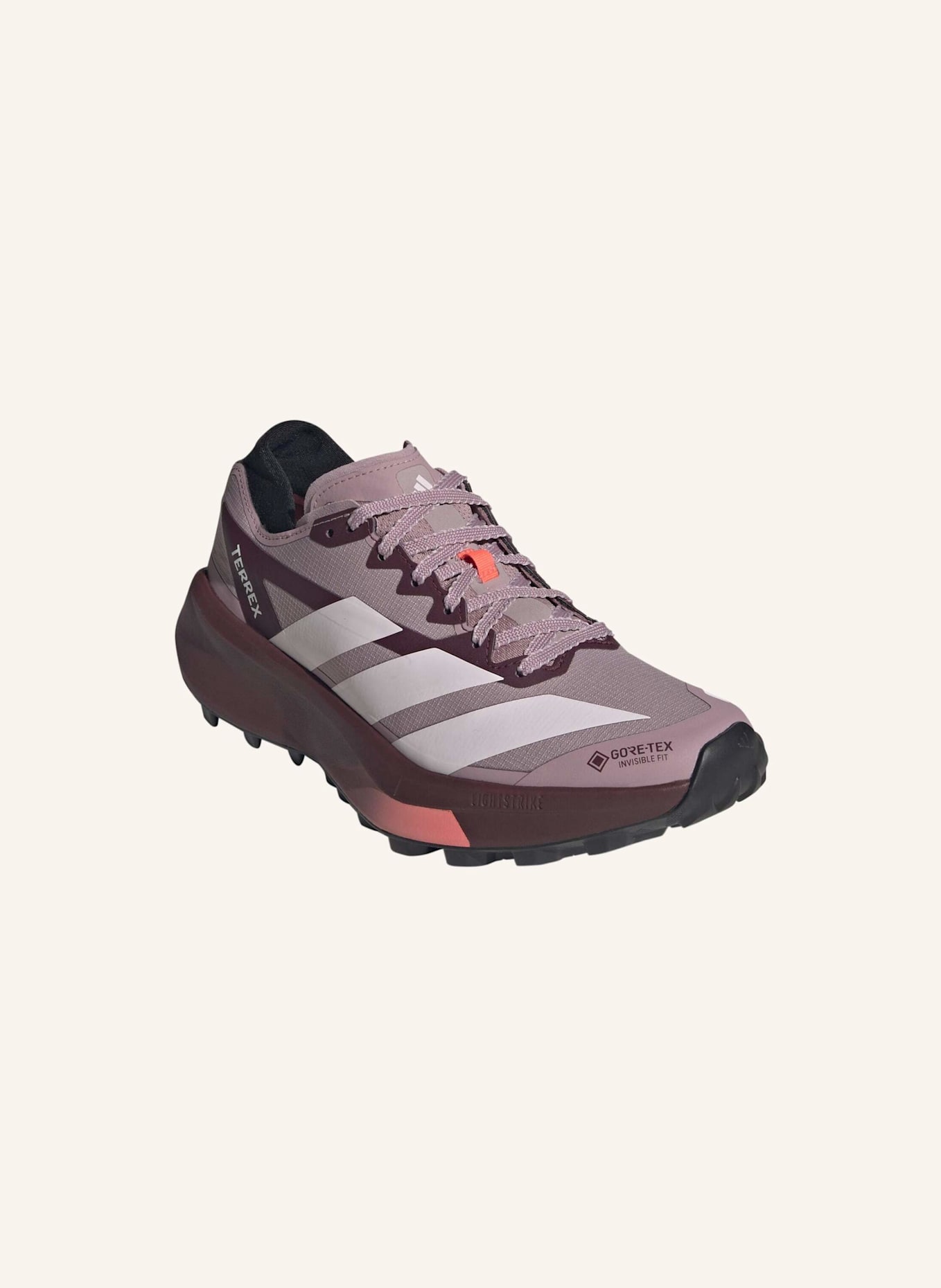 adidas TERREX TERREX AGRAVIC GTX 2 TRAILRUNNING-SCHUH: LILA/ HELLROSA/ ROT