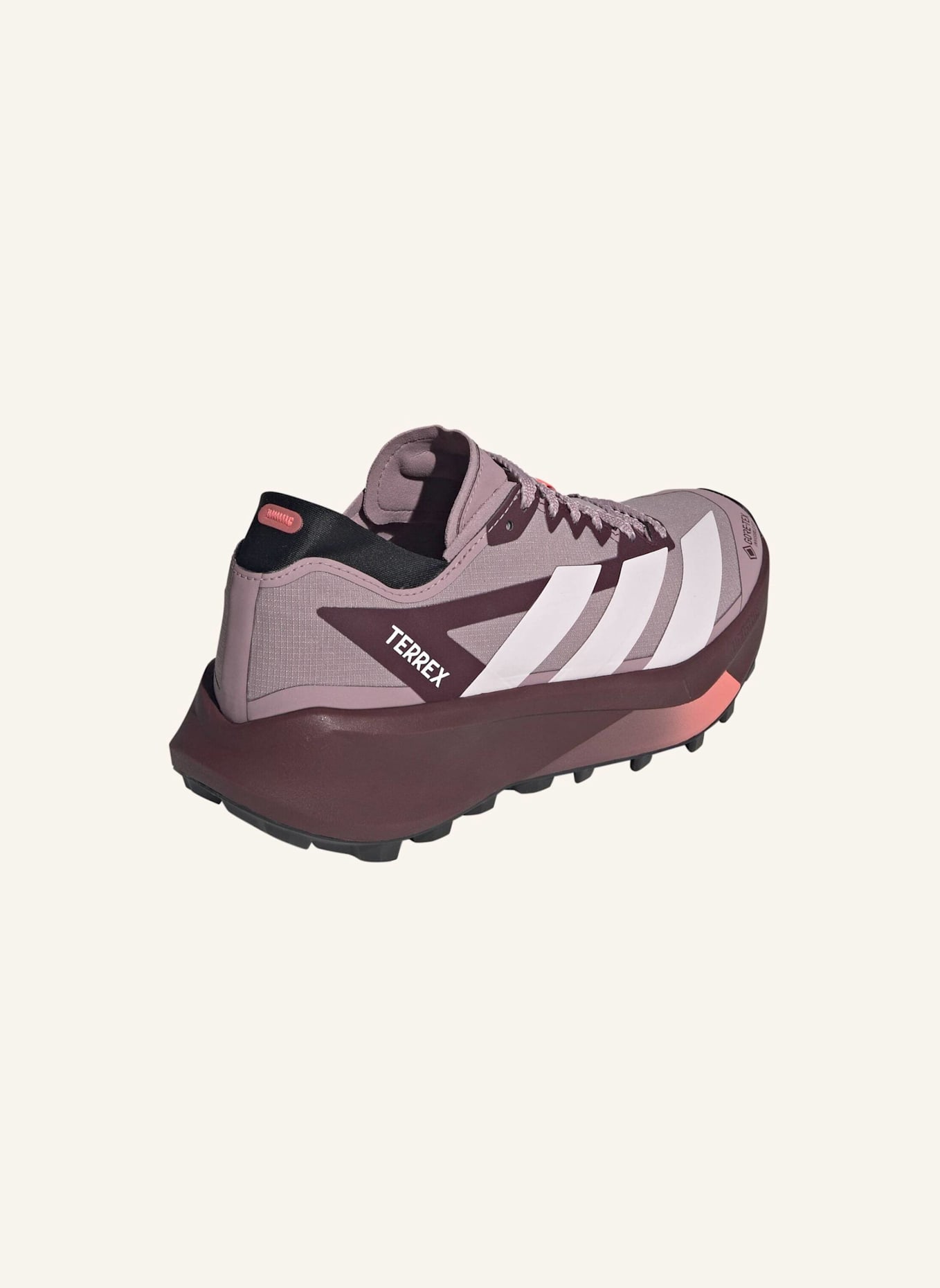 adidas TERREX TERREX AGRAVIC GTX 2 TRAILRUNNING-SCHUH: LILA/ HELLROSA/ ROT