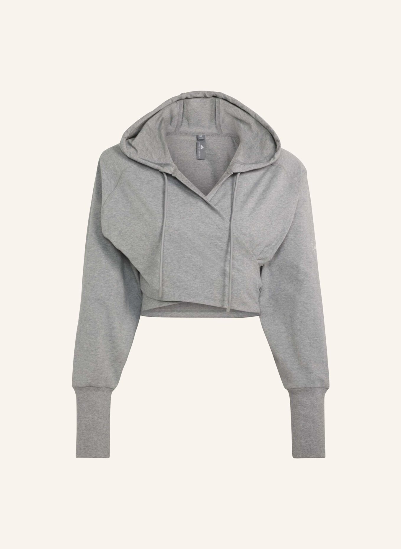 adidas by Stella McCartney ADIDAS BY STELLA MCCARTNEY WRAP HOODIE: BRAUN
