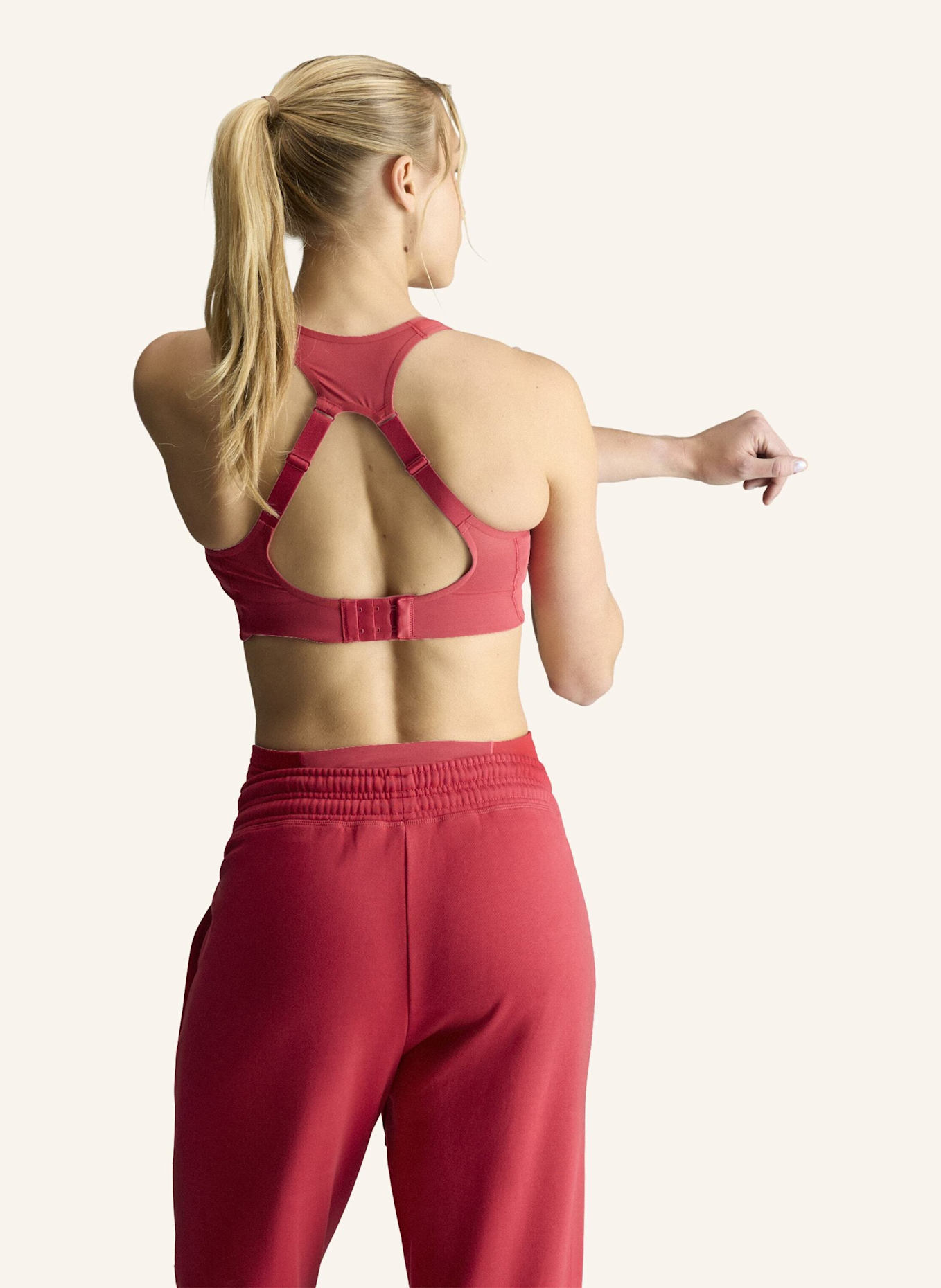 adidas by Stella McCartney ADIDAS BY STELLA MCCARTNEY RUNNING HIGH SUPPORT SPORT-BH: ROT