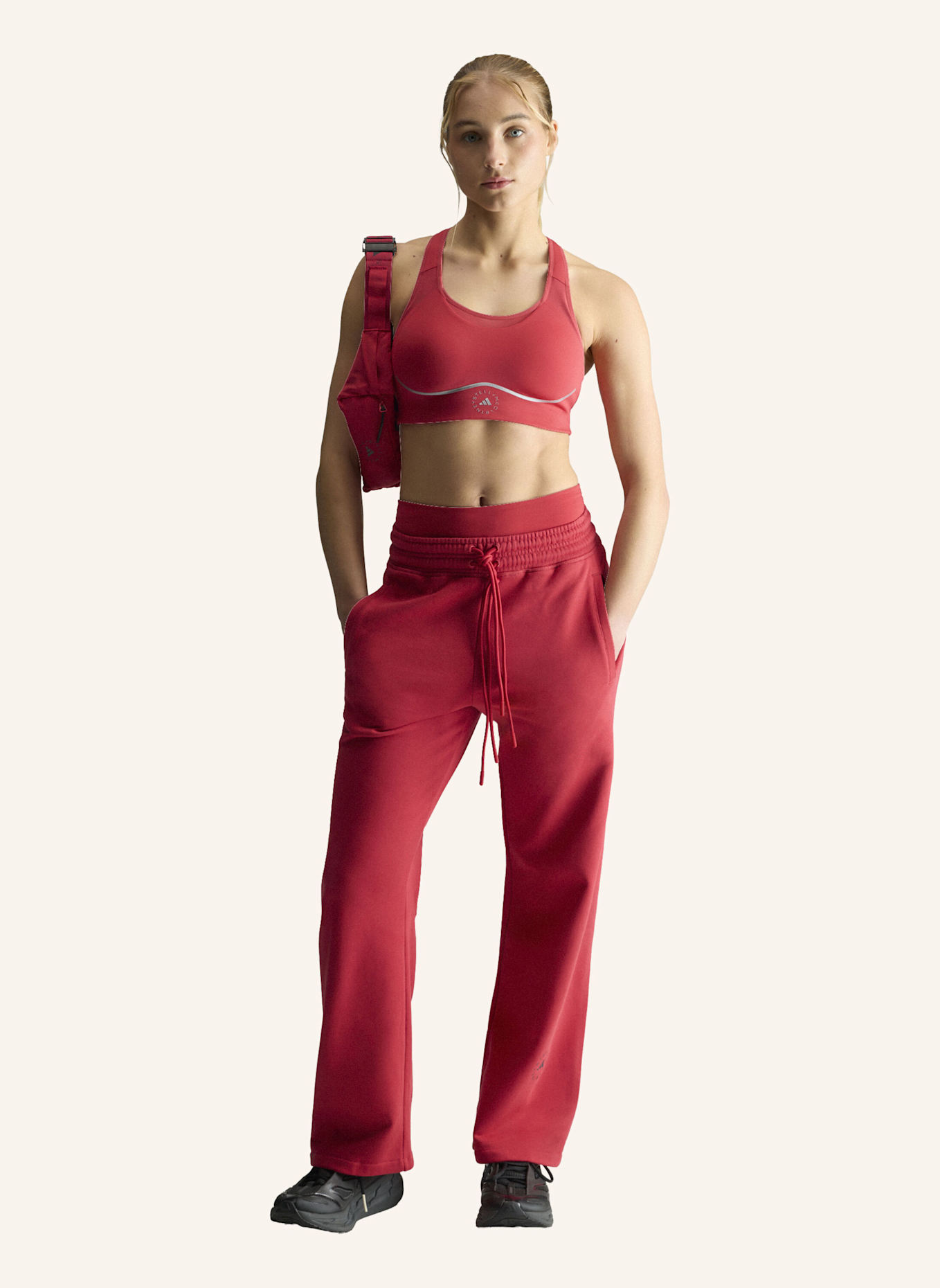 adidas by Stella McCartney ADIDAS BY STELLA MCCARTNEY RUNNING HIGH SUPPORT SPORT-BH: ROT