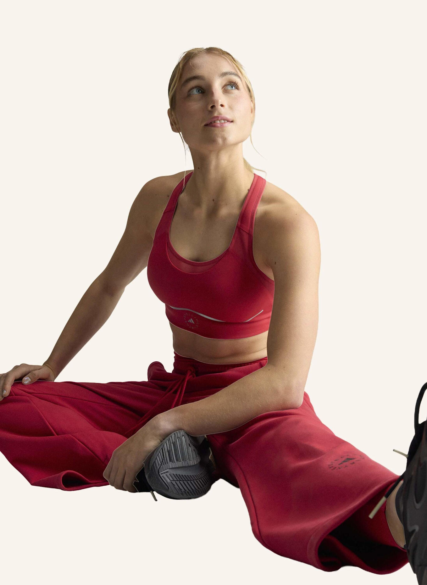adidas by Stella McCartney ADIDAS BY STELLA MCCARTNEY RUNNING HIGH SUPPORT SPORT-BH: ROT