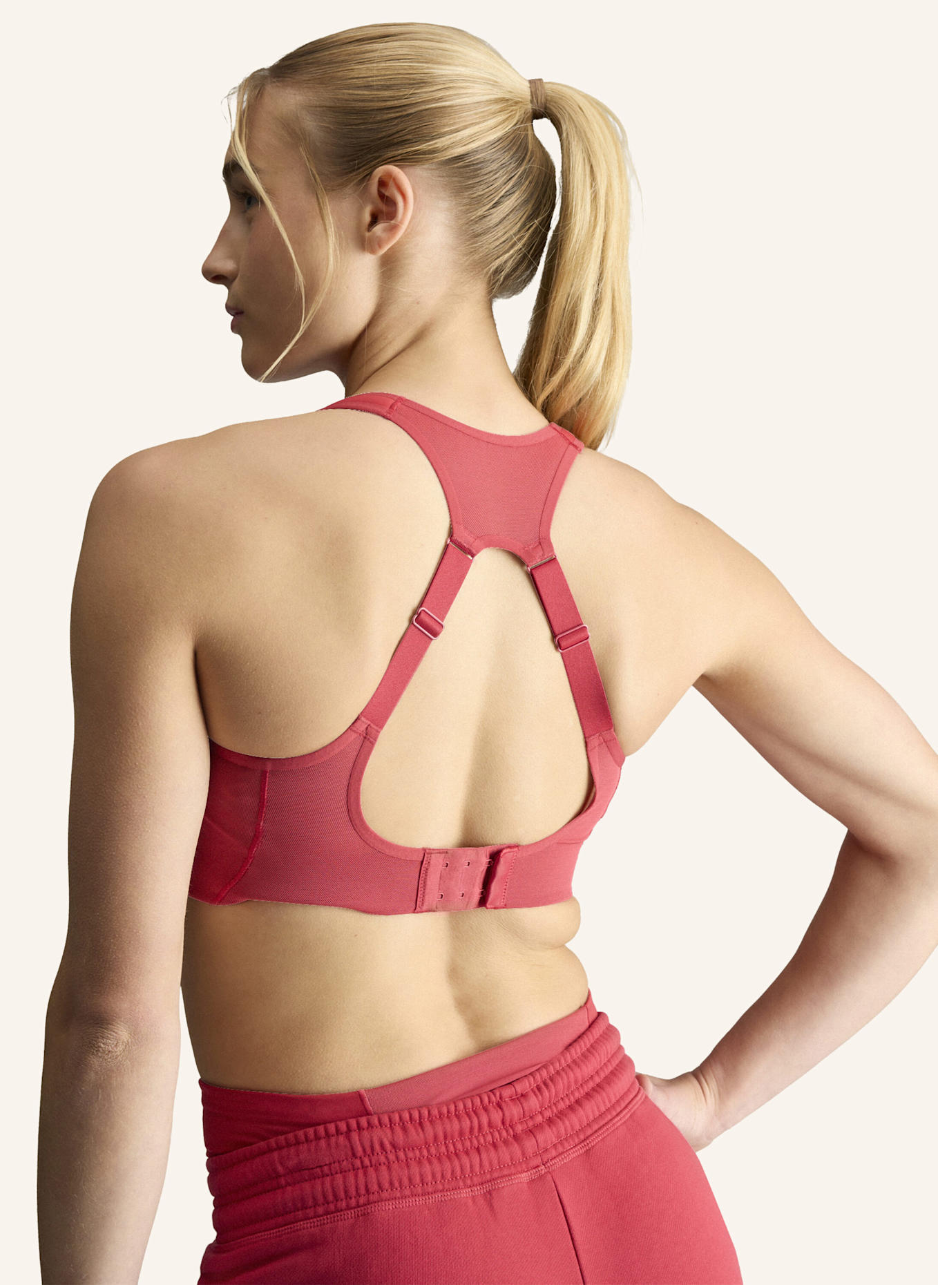 adidas by Stella McCartney ADIDAS BY STELLA MCCARTNEY RUNNING HIGH SUPPORT SPORT-BH: ROT