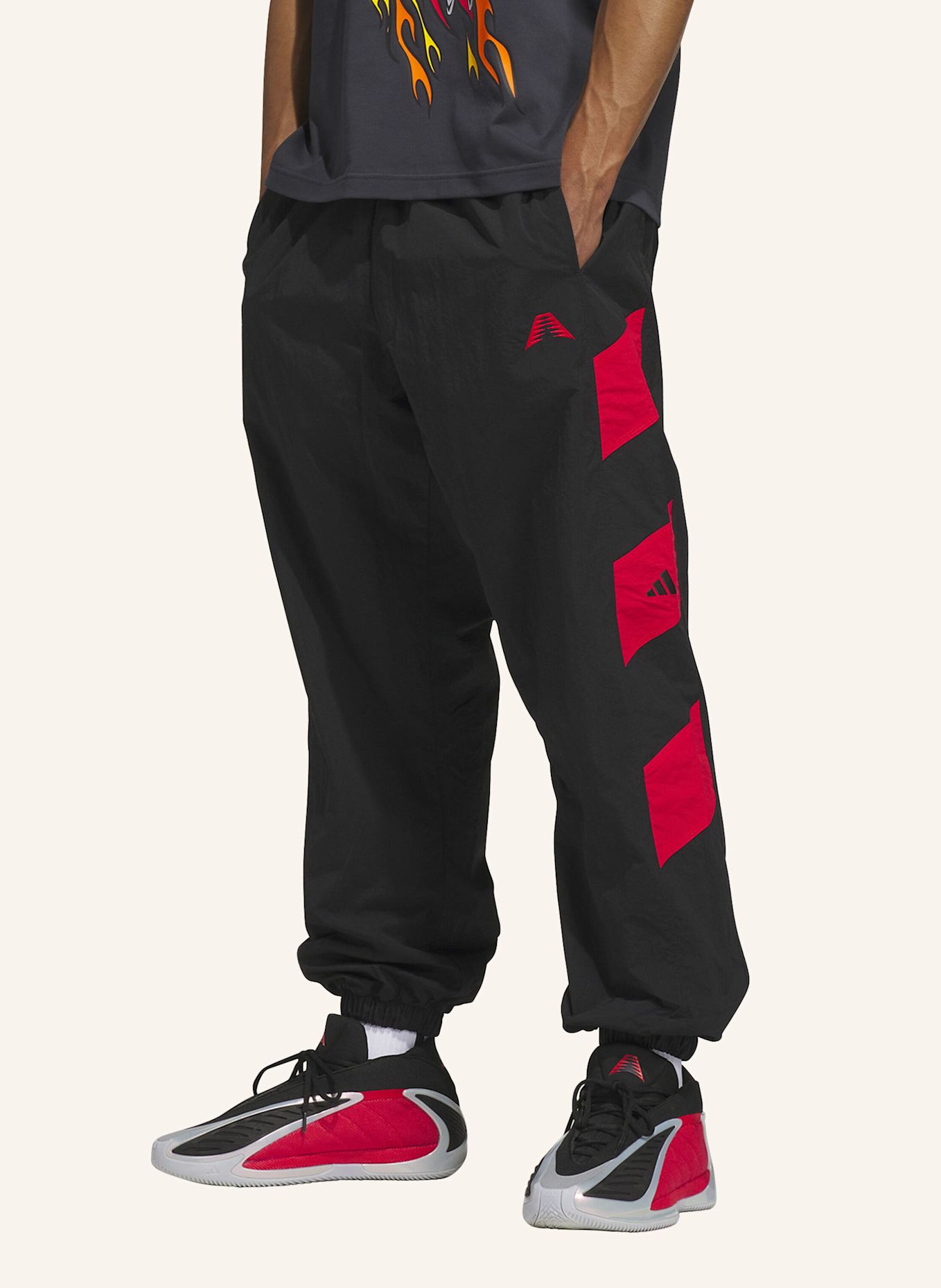 adidas ANTHONY EDWARDS FOUNDATION TRAININGSHOSE: SCHWARZ