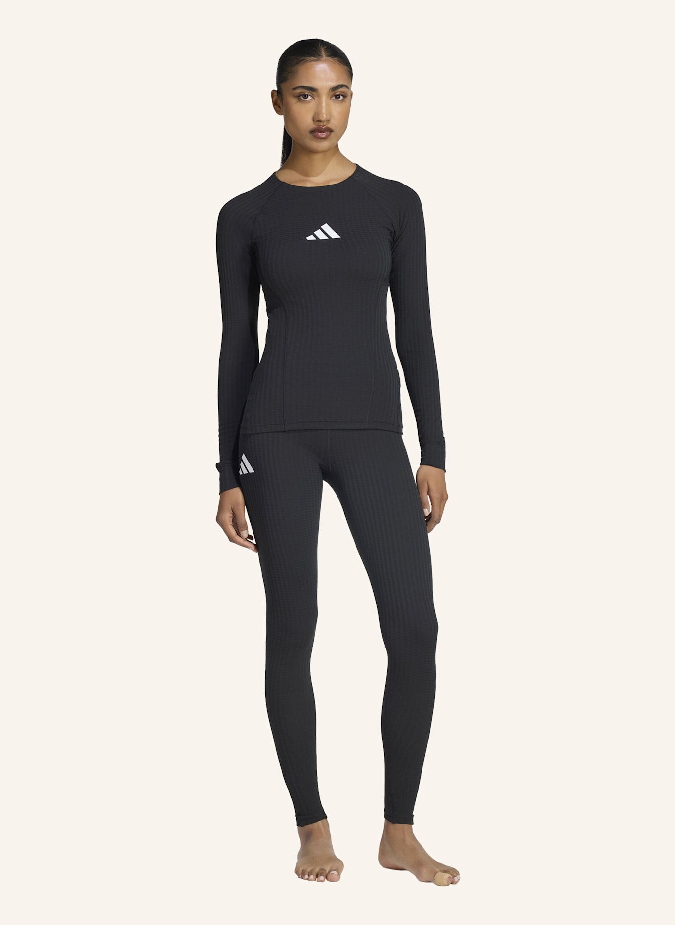 adidas TERREX TERREX XPERIOR CLIMA365 BASELAYER, LANGÄRMELIG: SCHWARZ