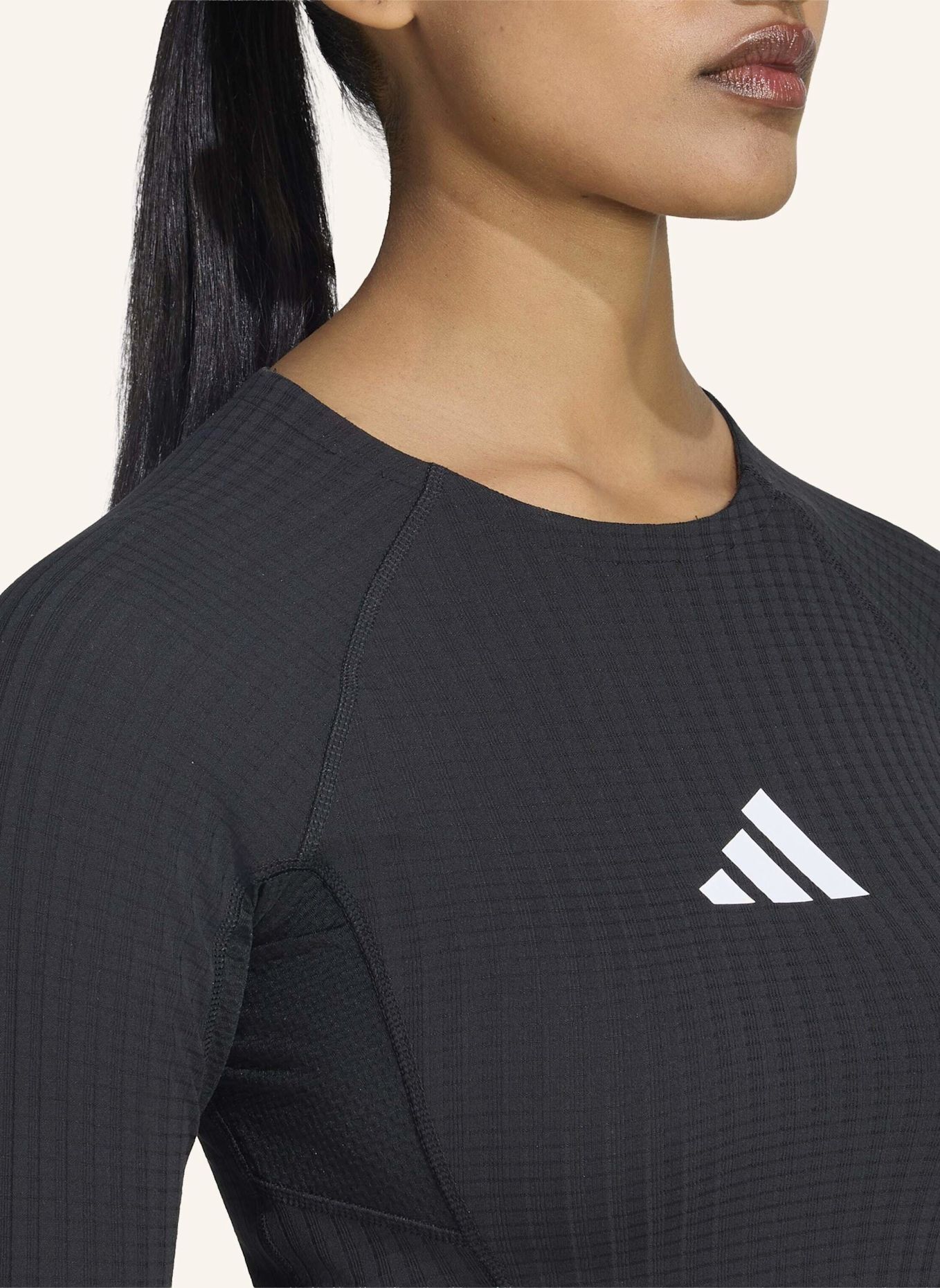 adidas TERREX TERREX XPERIOR CLIMA365 BASELAYER, LANGÄRMELIG: SCHWARZ