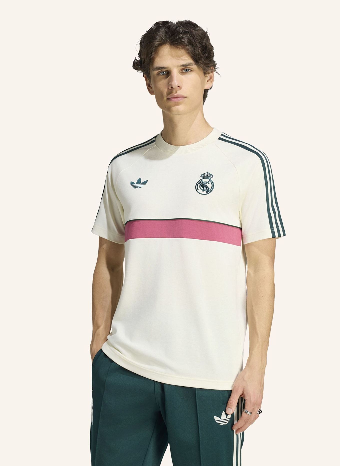 adidas REAL MADRID ORIGINALS T-SHIRT: WEISS