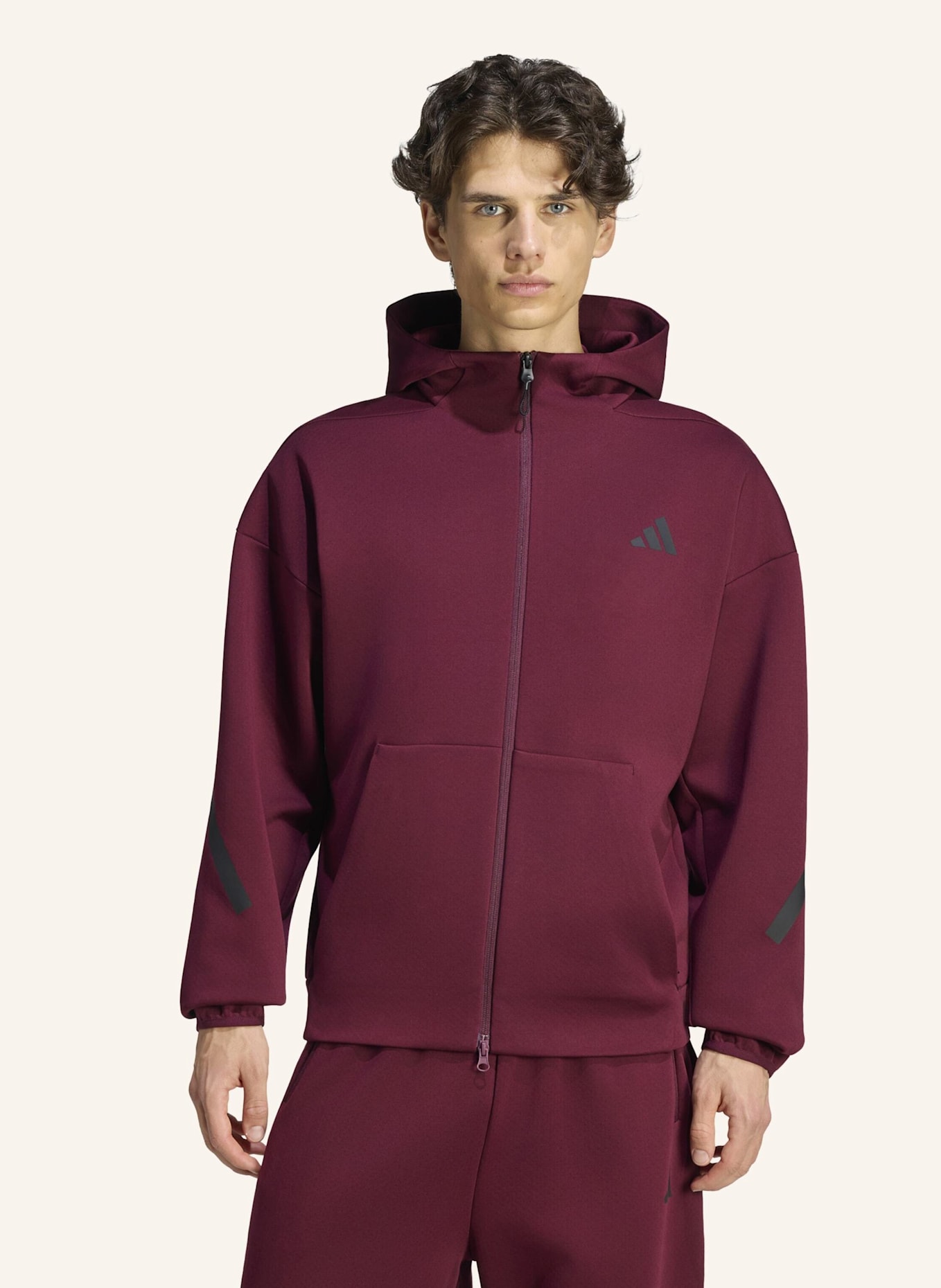 adidas ADIDAS Z.N.E. TRAININGSJACKE: ROT