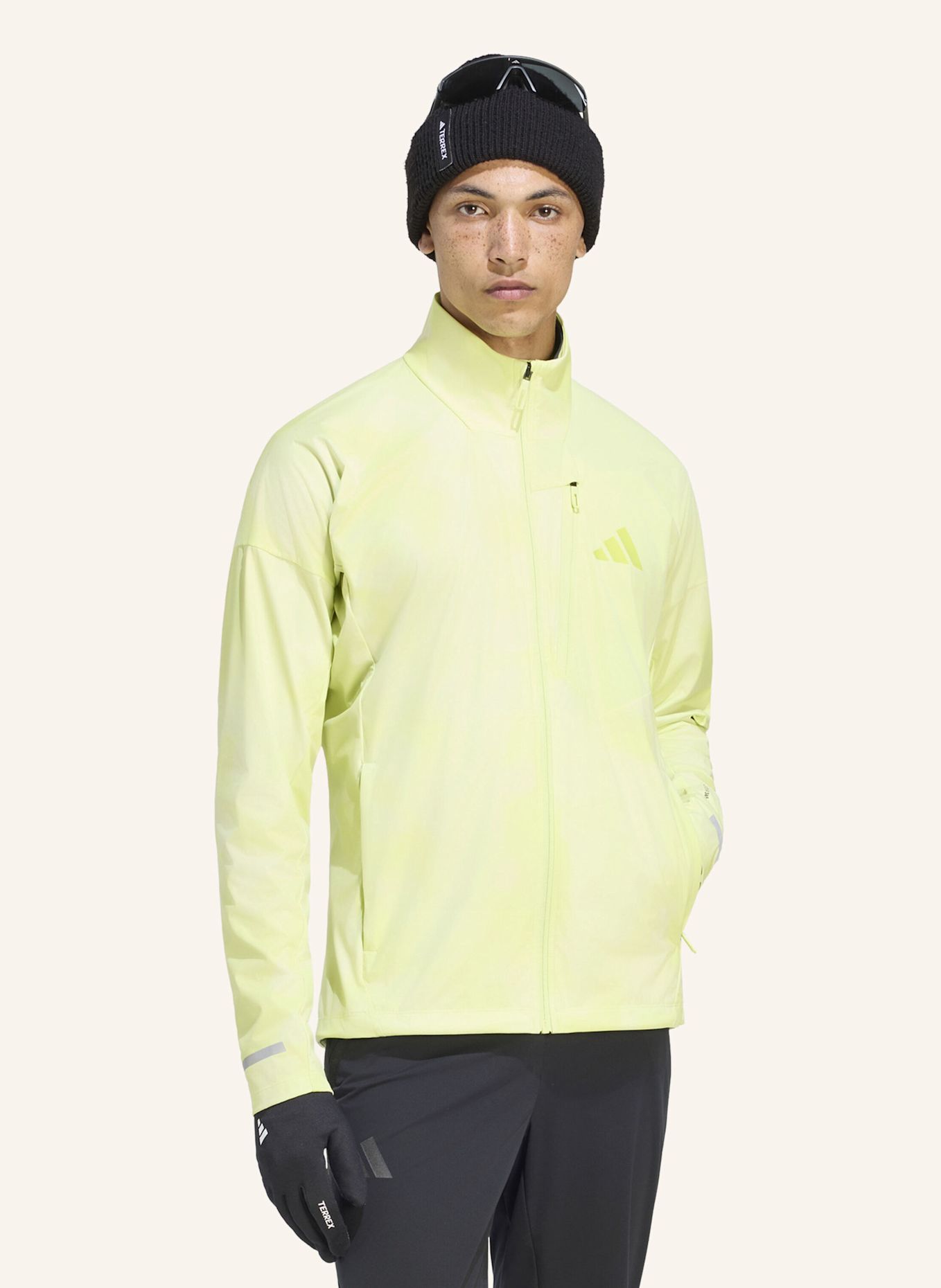 adidas TERREX TERREX XPERIOR CROSSLAUF SKI SOFTSHELL JACKE: HELLGELB