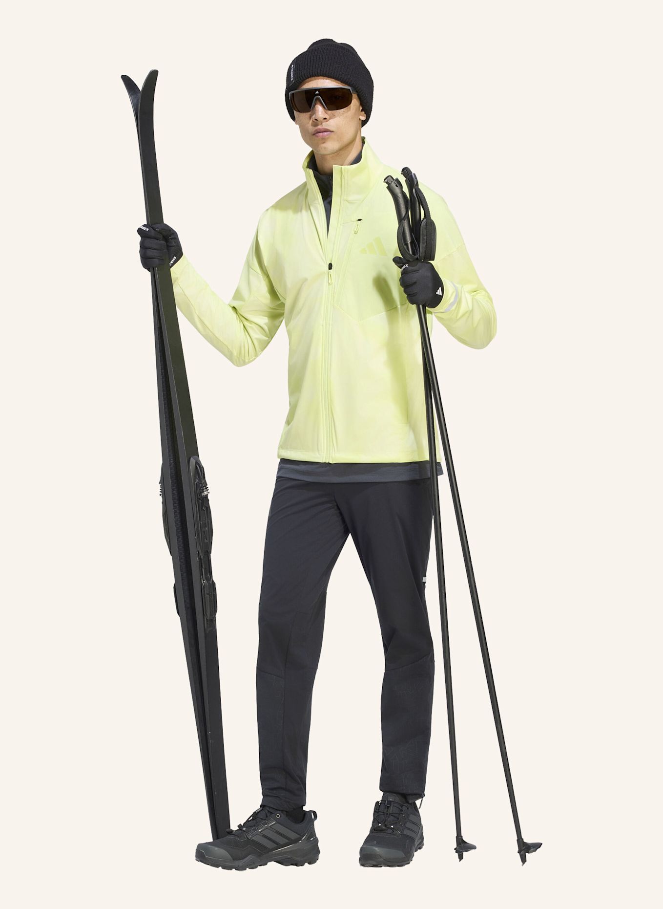 adidas TERREX TERREX XPERIOR CROSSLAUF SKI SOFTSHELL JACKE: HELLGELB