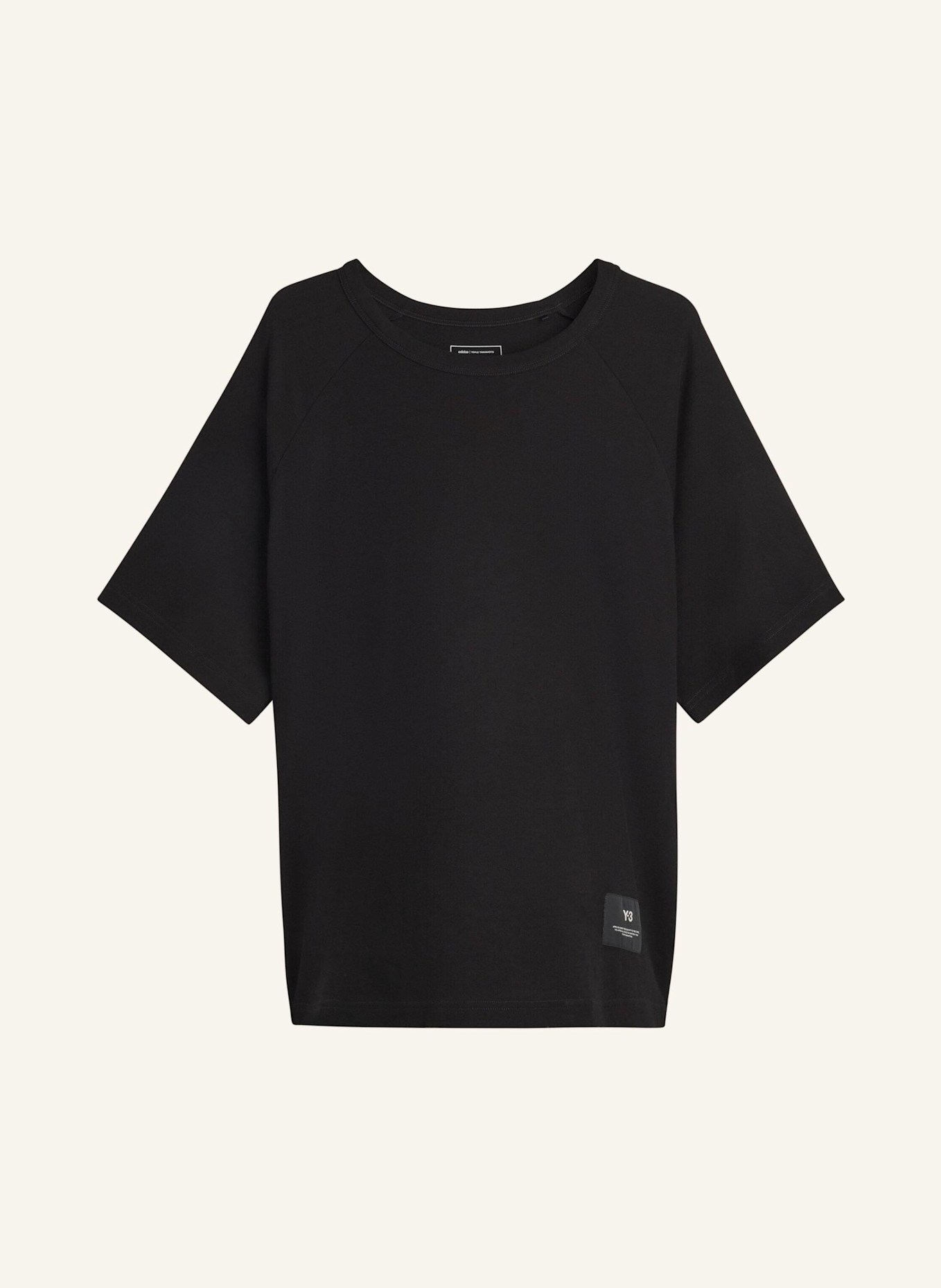 Y-3 Y-3 ARCHIV 06 T-SHIRT, KURZÄRMELIG: SCHWARZ