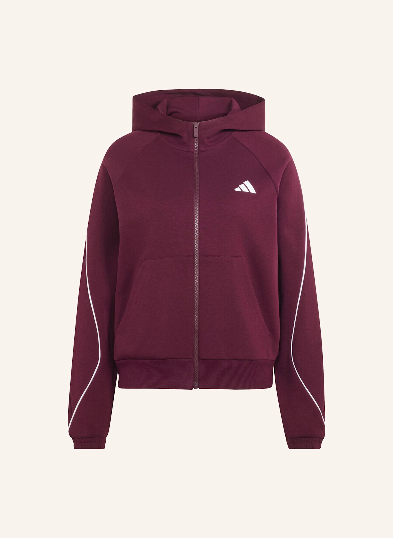 adidas STADIUM SMALL LOGO KAPUZENJACKE: ROT