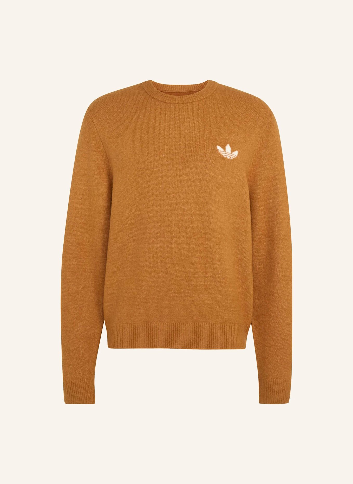 adidas Originals TREFOIL ESSENTIALS STRICKPULLOVER: BEIGE