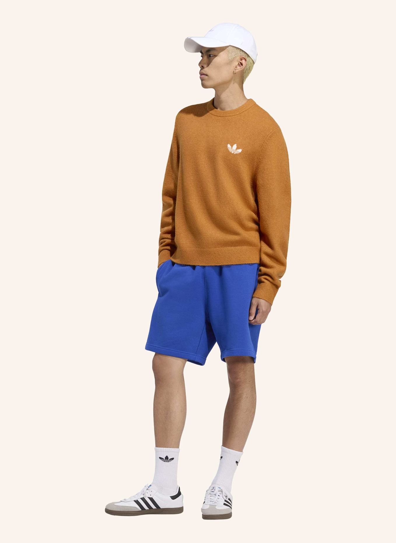 adidas Originals TREFOIL ESSENTIALS STRICKPULLOVER: BEIGE