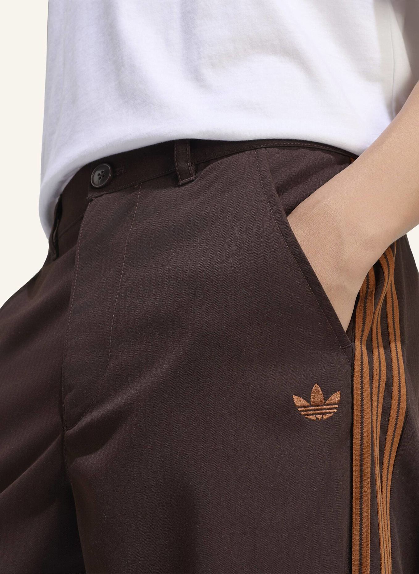 adidas Originals FIREBIRD TAILORED HOSE: BRAUN