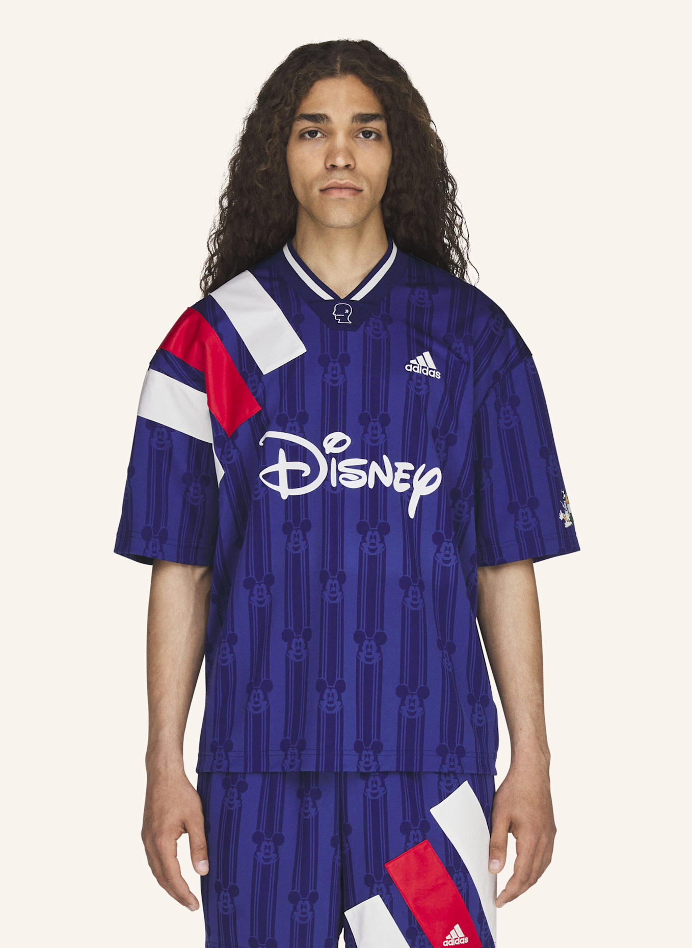 adidas Originals BRAIN DEAD DISNEY FUSSBALLTRIKOT: BLAU