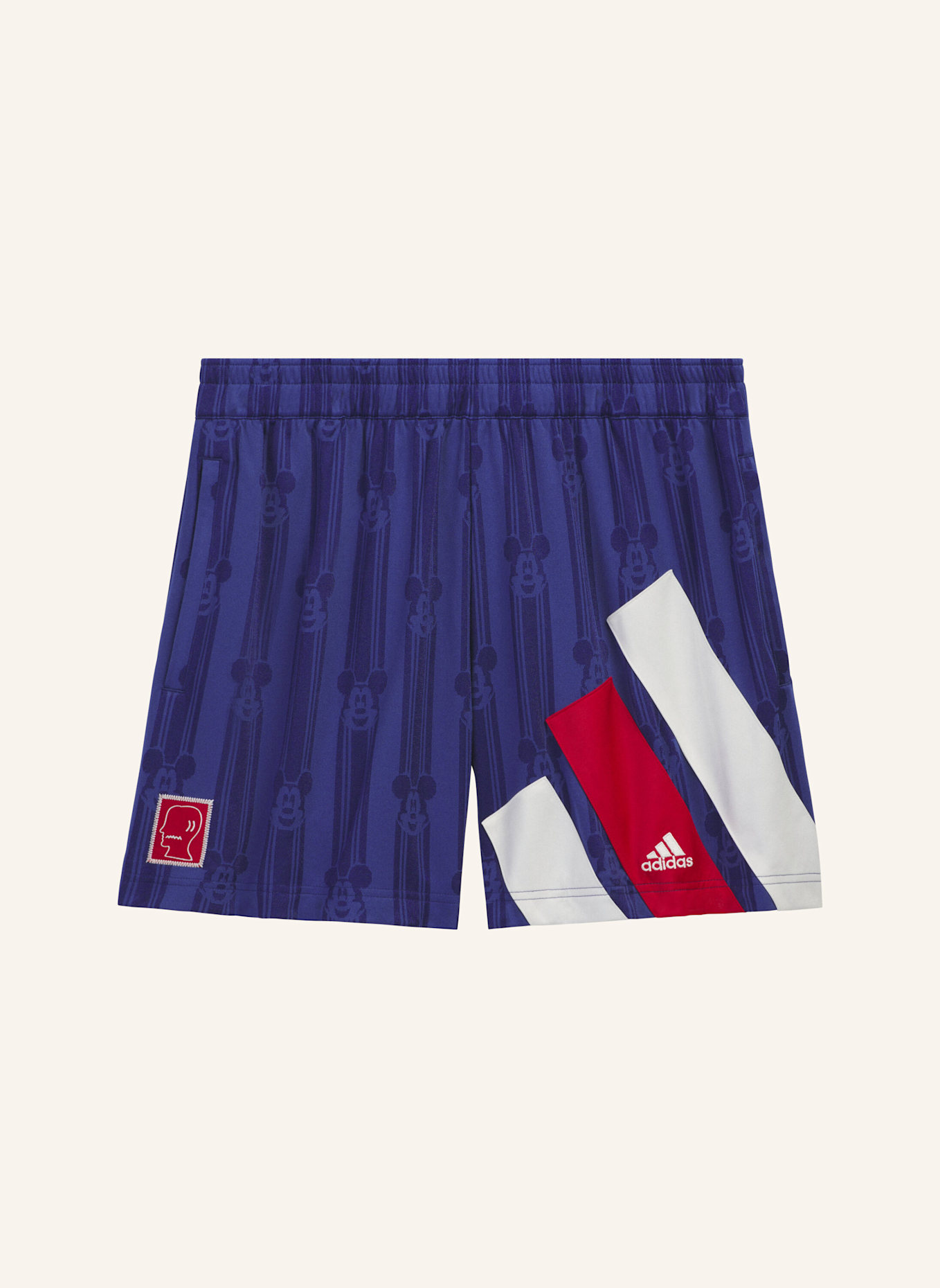 adidas Originals BRAIN DEAD DISNEY FUSSBALLSHORTS: BLAU