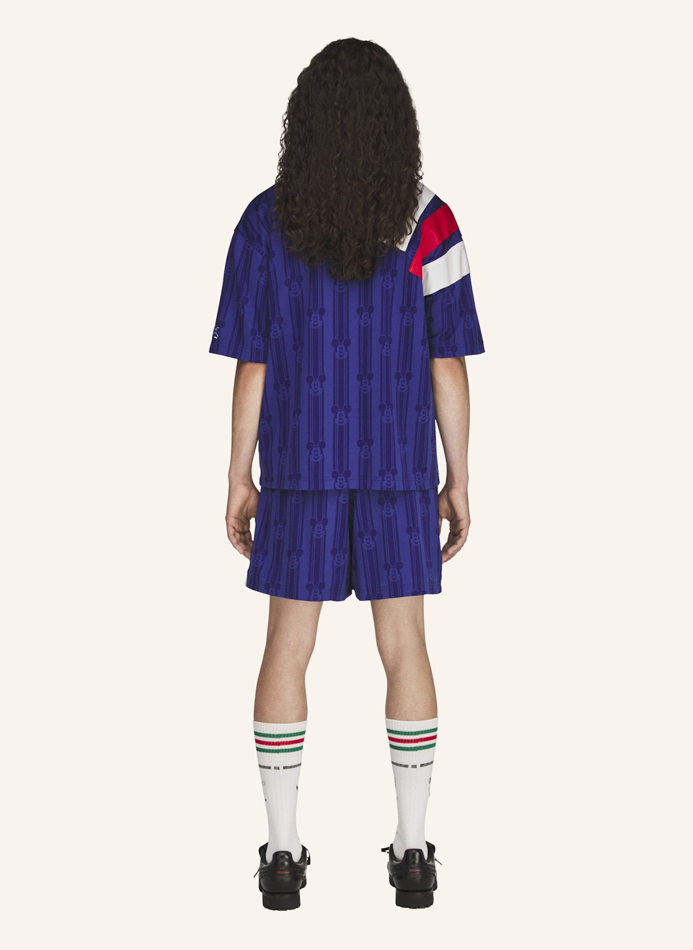 adidas Originals BRAIN DEAD DISNEY FUSSBALLSHORTS: BLAU