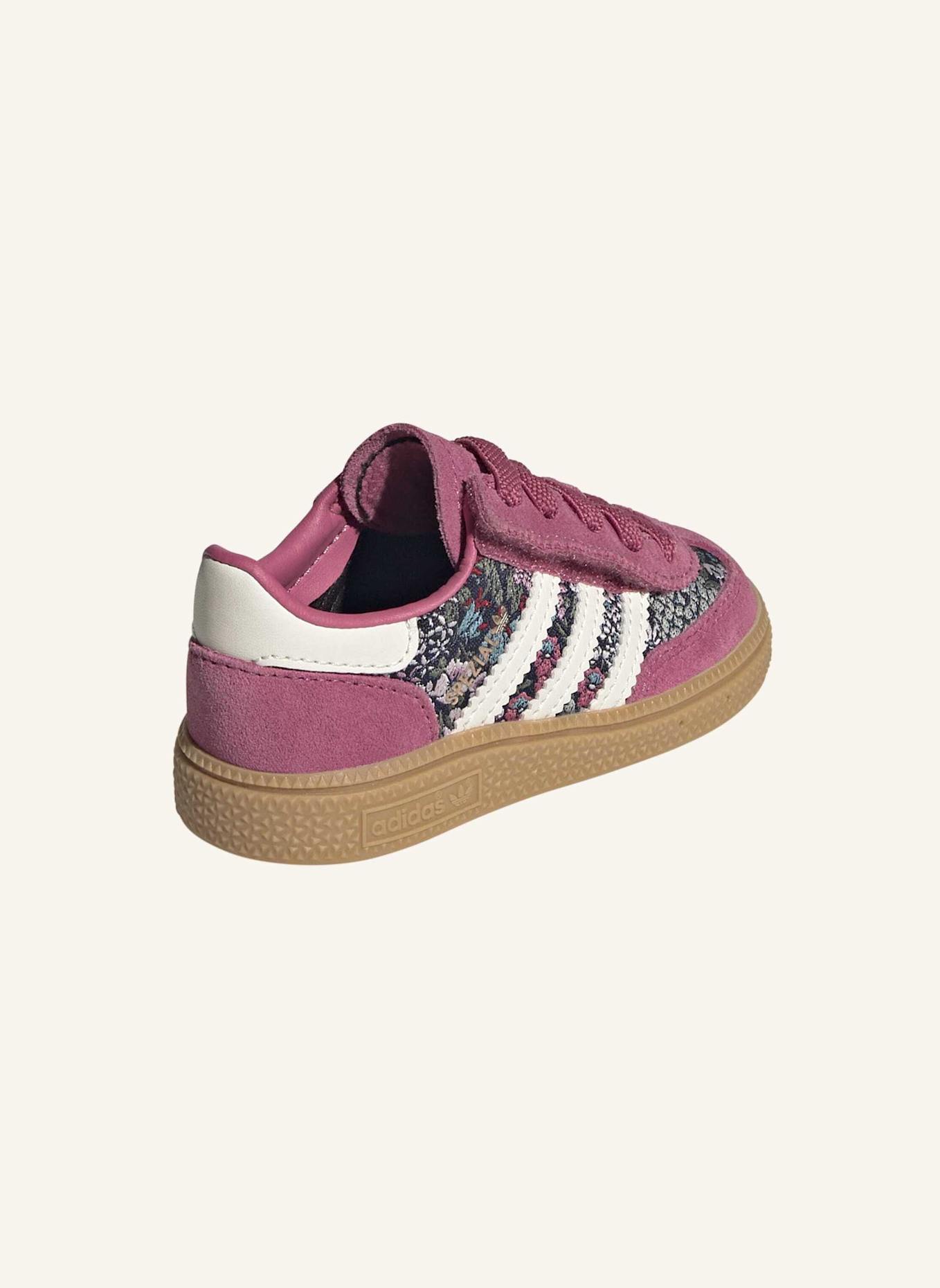 adidas Originals ADIDAS LIBERTY HANDBALL SPEZIAL SCHUH, KOMFORTVERSCHLUSS, ELASTISCHE SCHNÜRSENKEL: FUCHSIA/ WEISS/ BEIGE