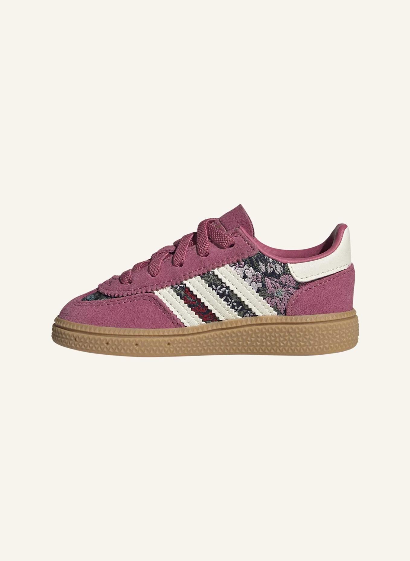 adidas Originals ADIDAS LIBERTY HANDBALL SPEZIAL SCHUH, KOMFORTVERSCHLUSS, ELASTISCHE SCHNÜRSENKEL: FUCHSIA/ WEISS/ BEIGE