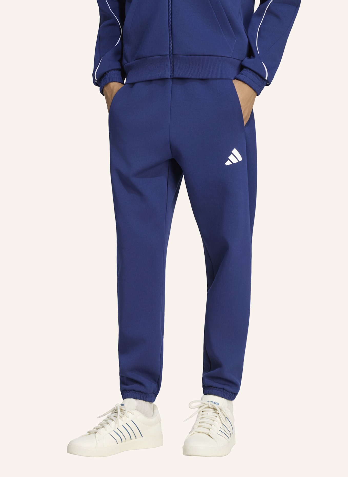 adidas STADIUM HOSE, KLEINES LOGO: BLAU