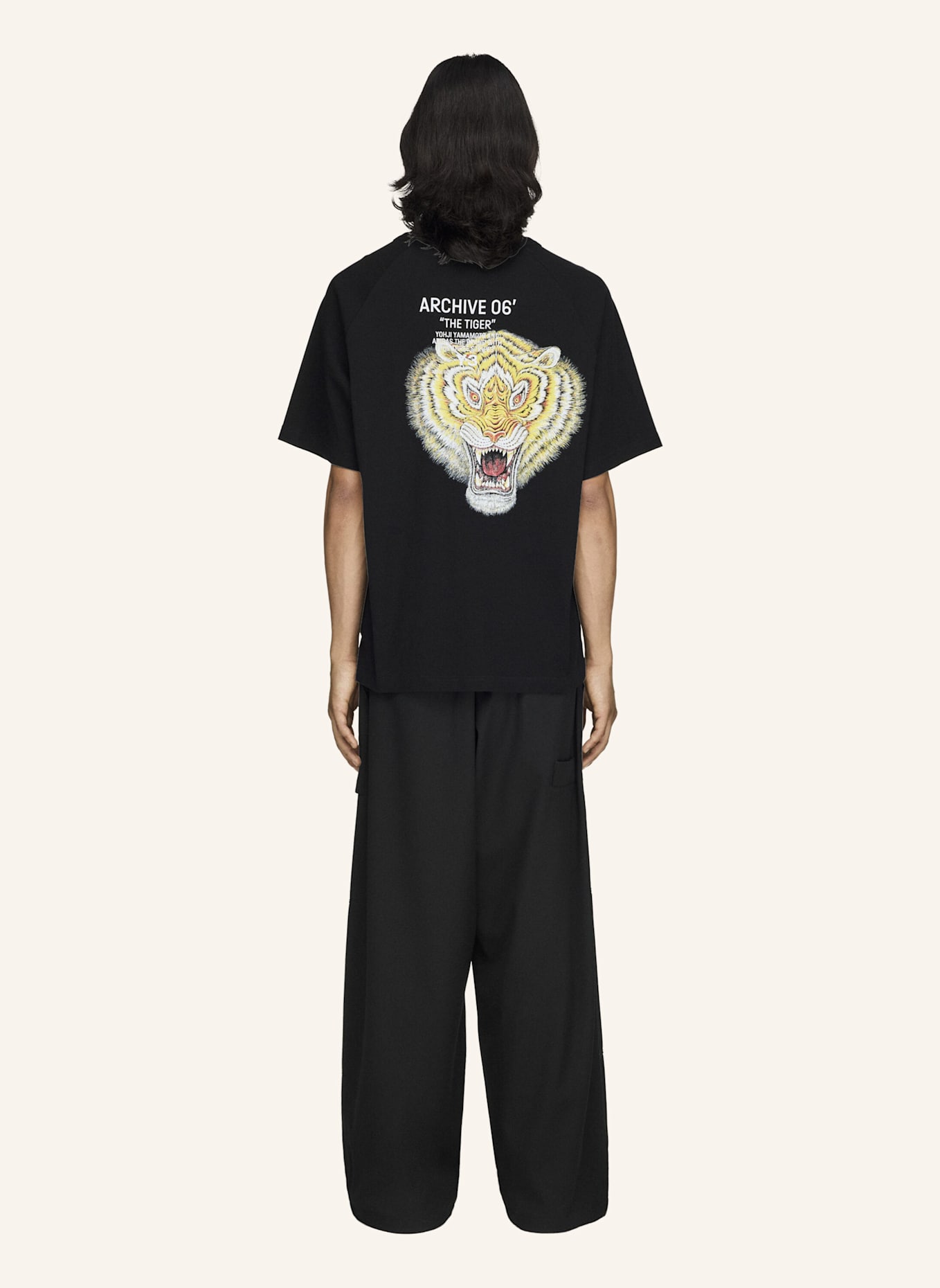 Y-3 Y-3 ARCHIV 06 T-SHIRT, KURZÄRMELIG: SCHWARZ