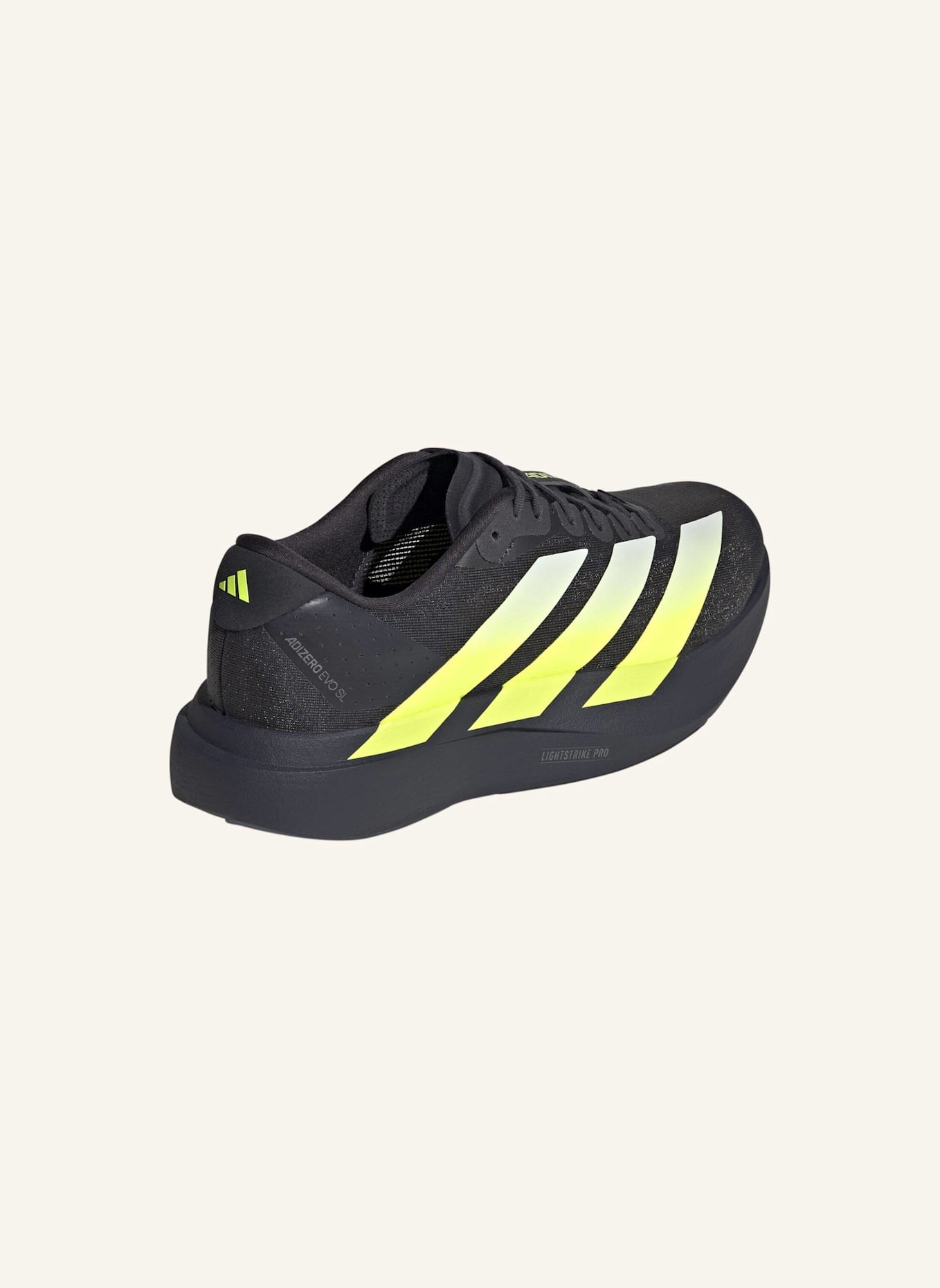 adidas ADIZERO EVO SL SCHUH: GRAU / GELB