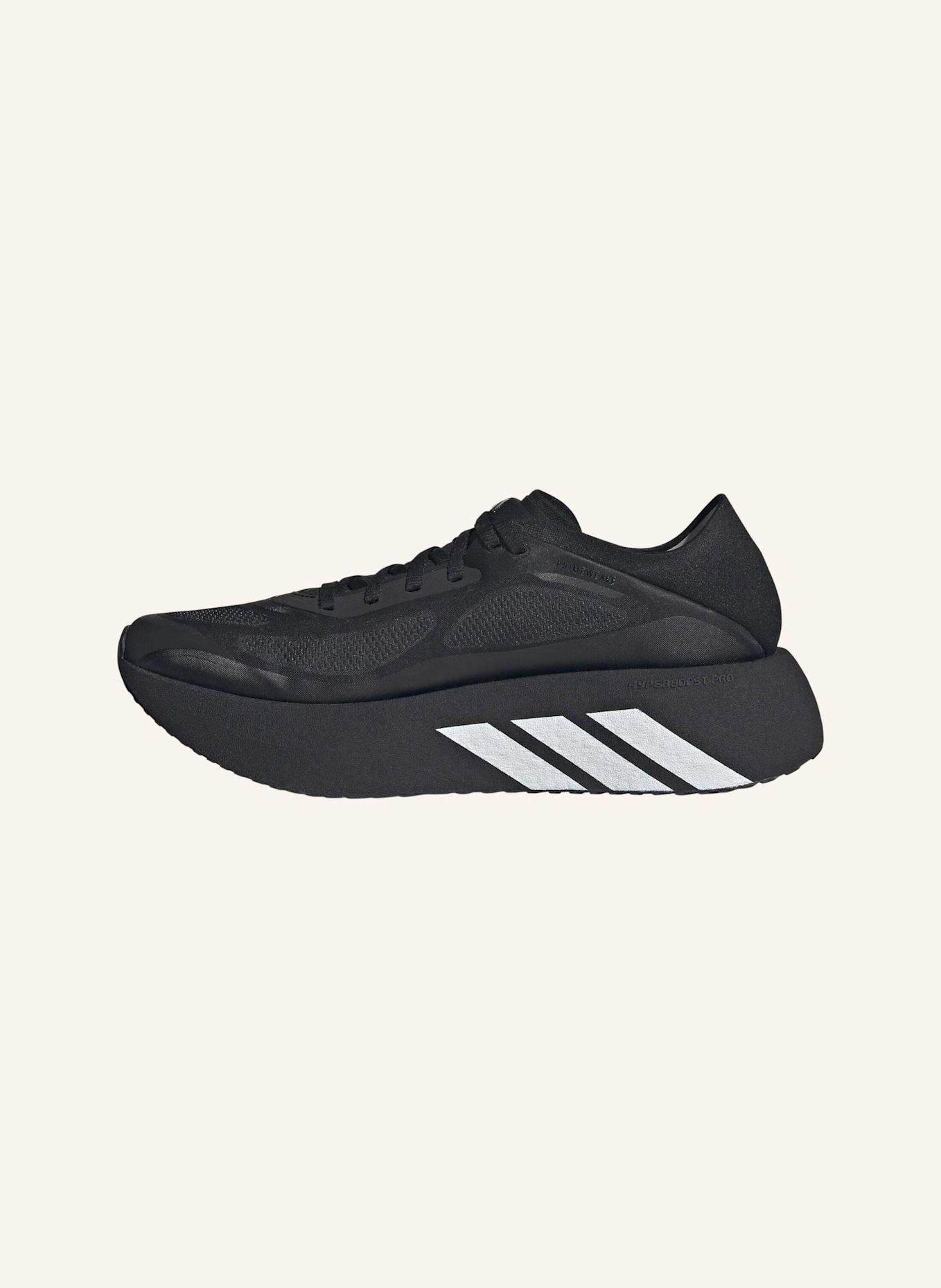 adidas HYPERBOOST RUN LAUFSCHUH: SCHWARZ/ WEISS