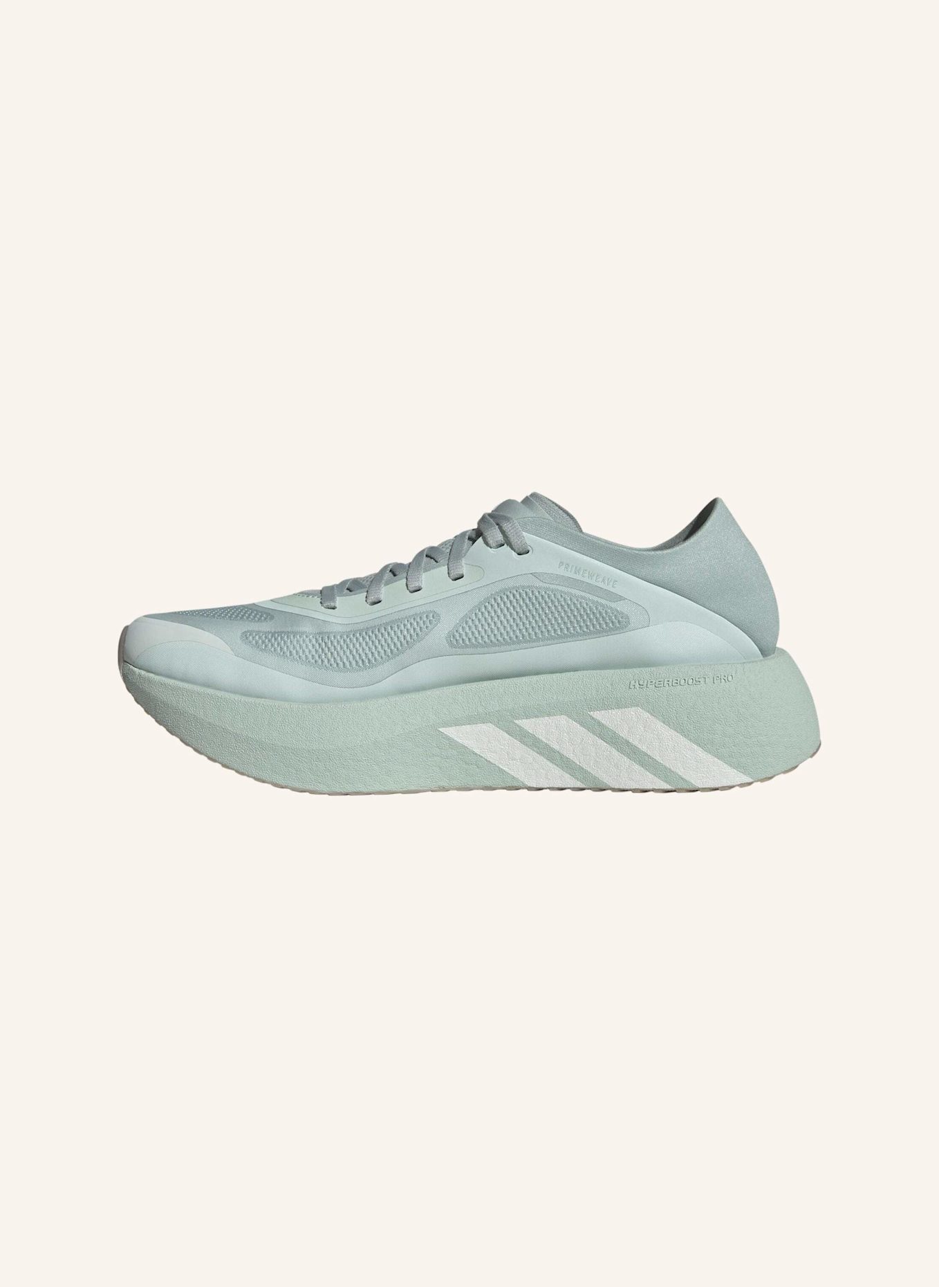 adidas HYPERBOOST RUN LAUFSCHUH: GRÜN/ WEISS