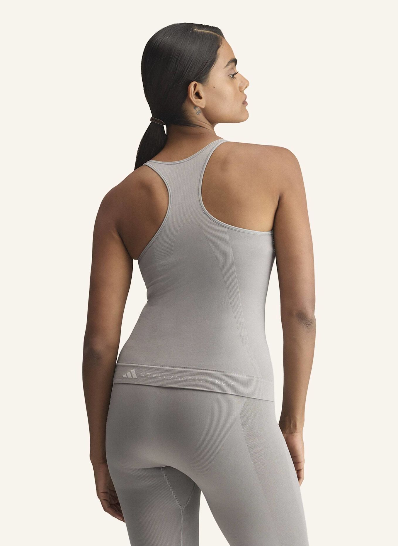 adidas by Stella McCartney Funktionstop ADIDAS BY STELLA MCCARTNEY: GRAU