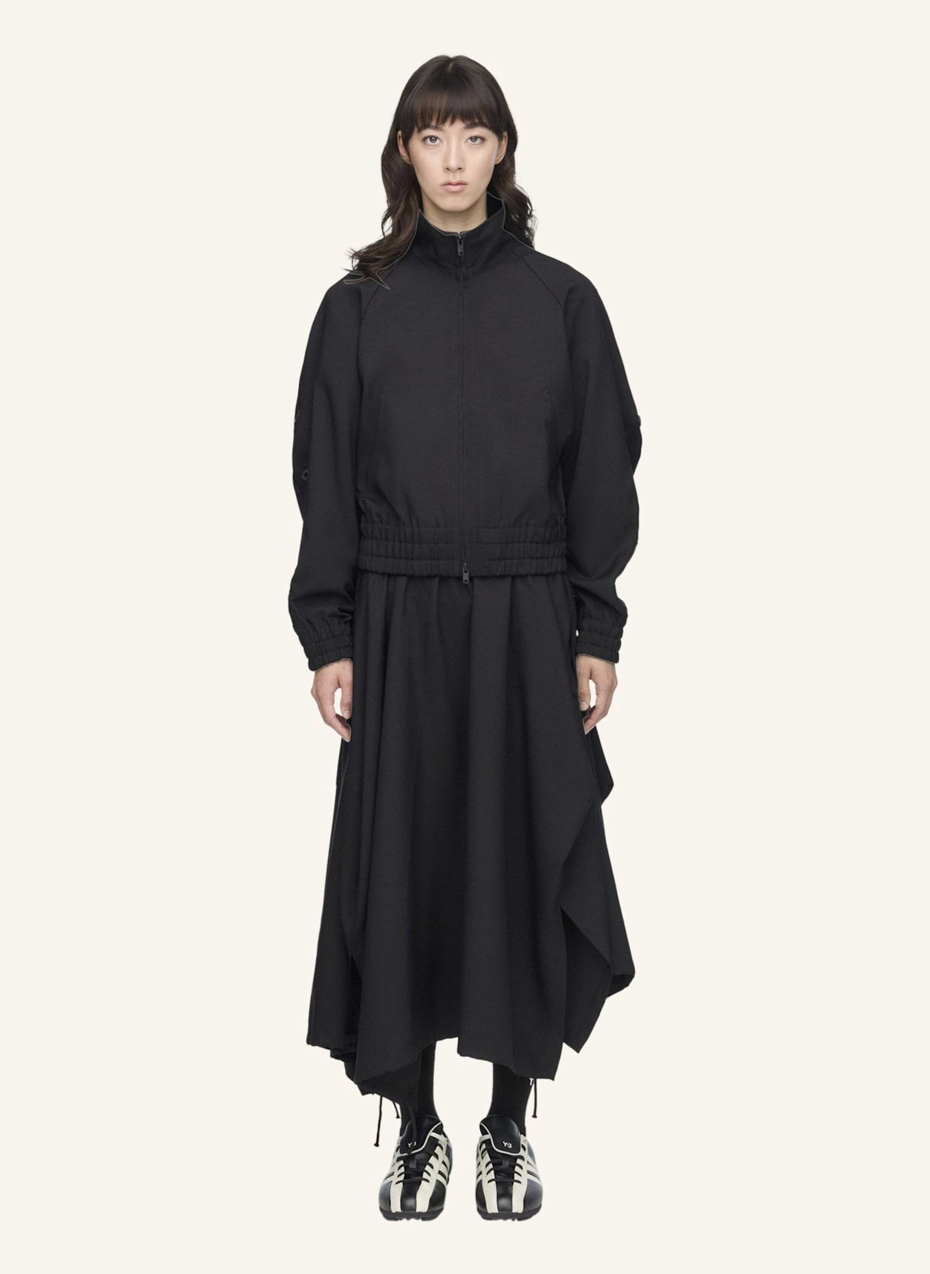Y-3 Y-3 SPORT UNIFORM ROCK, INDIVIDUELLE LÄNGE: SCHWARZ