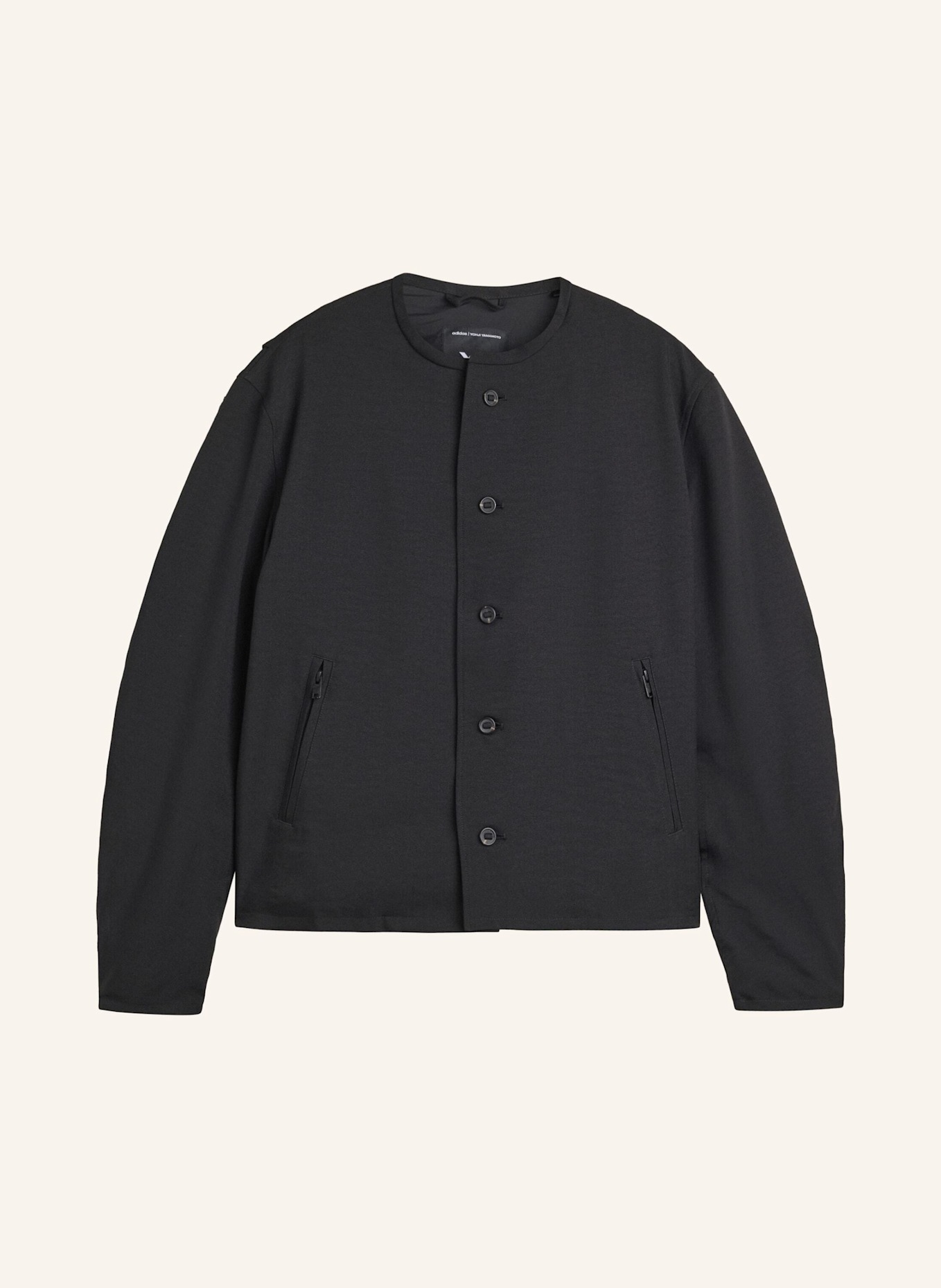 Y-3 Y-3 SPORT UNIFORM ADAPTIVE BLOUSON, KRAGENLOS: SCHWARZ