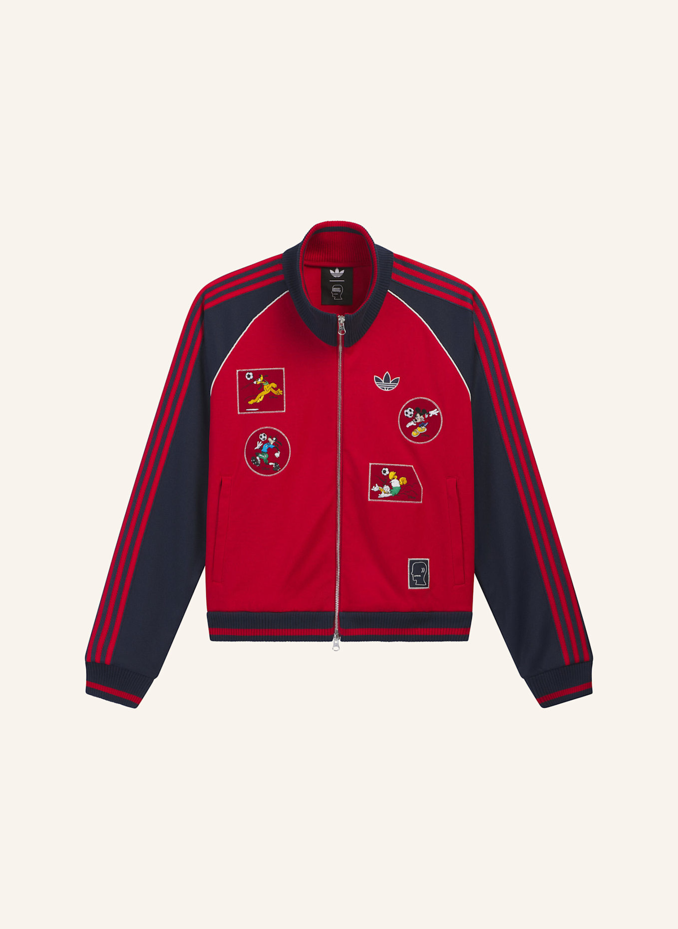 adidas Originals BRAIN DEAD DISNEY ORIGINALS JACKE: ROT