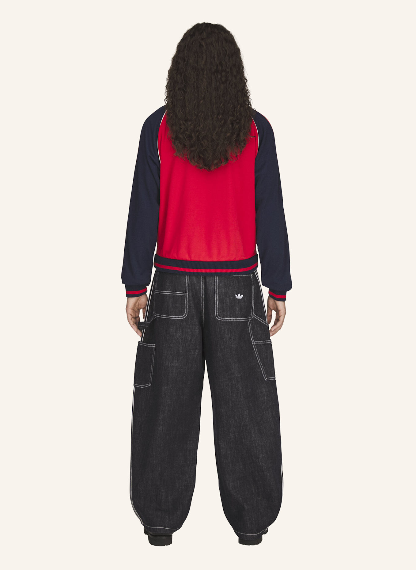 adidas Originals BRAIN DEAD DISNEY ORIGINALS JACKE: ROT