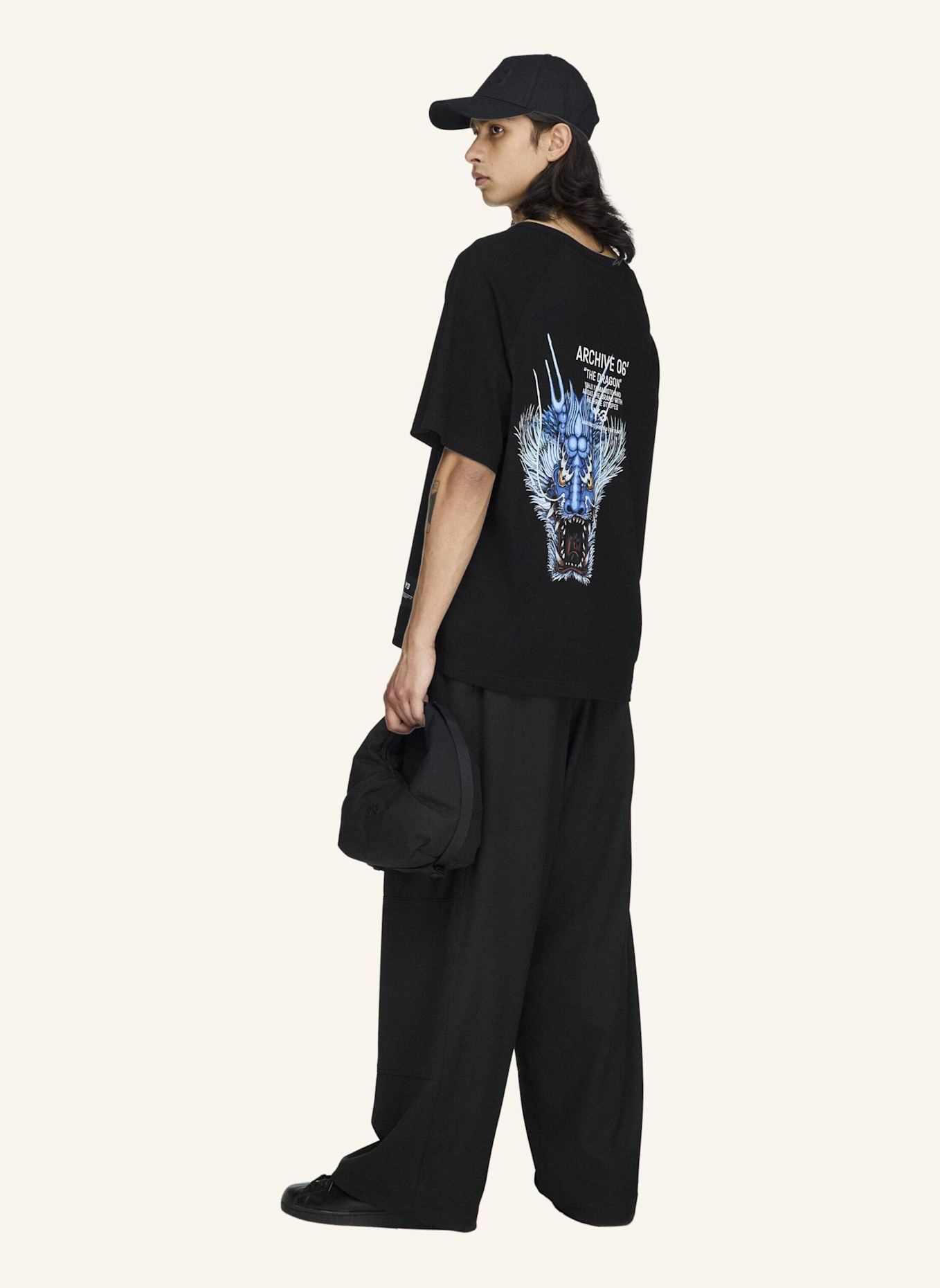 Y-3 Y-3 CHITO ARCHIVE 06 T-SHIRT: SCHWARZ