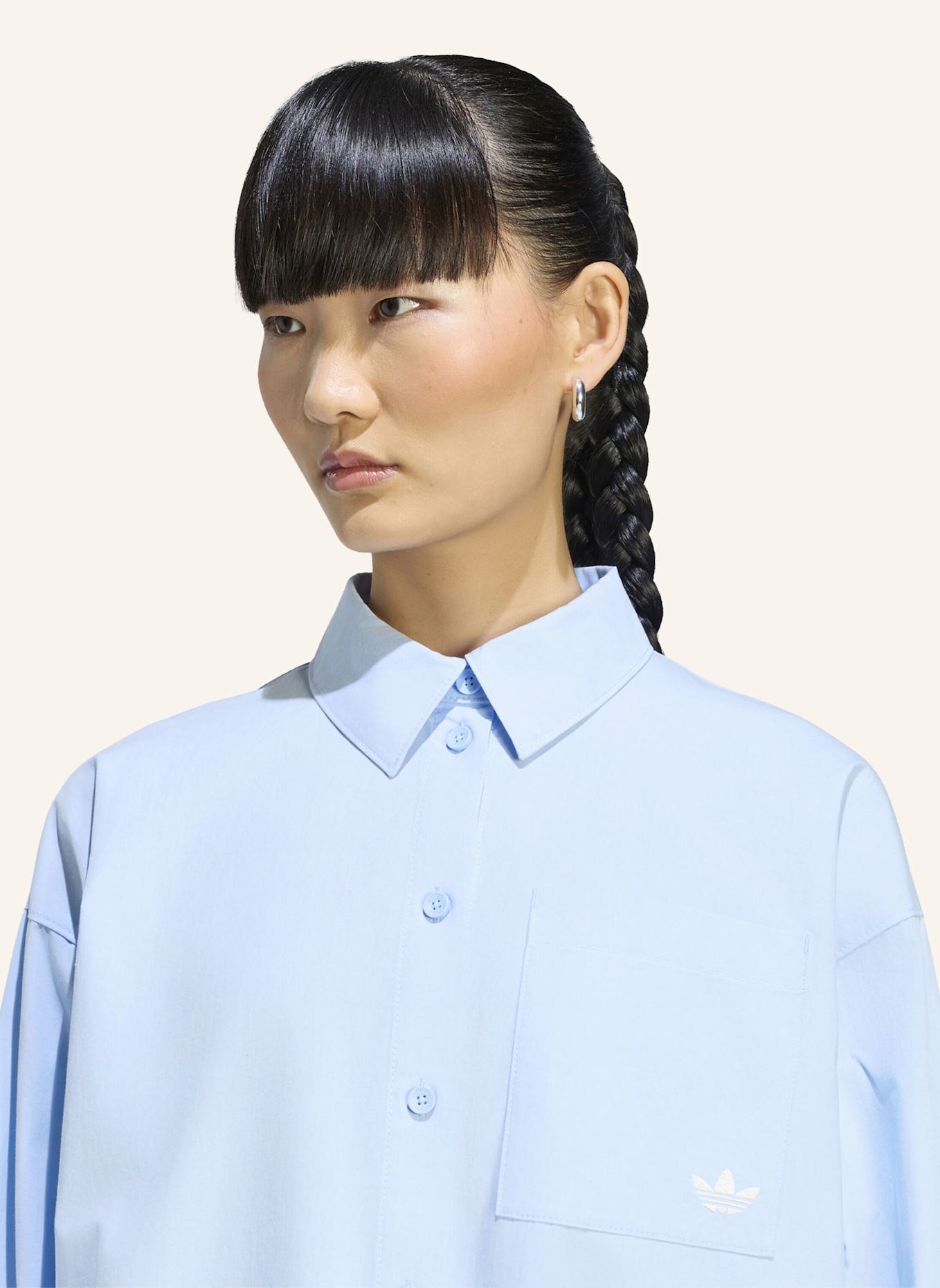 adidas Originals GESTREIFTES HEMD: BLAU