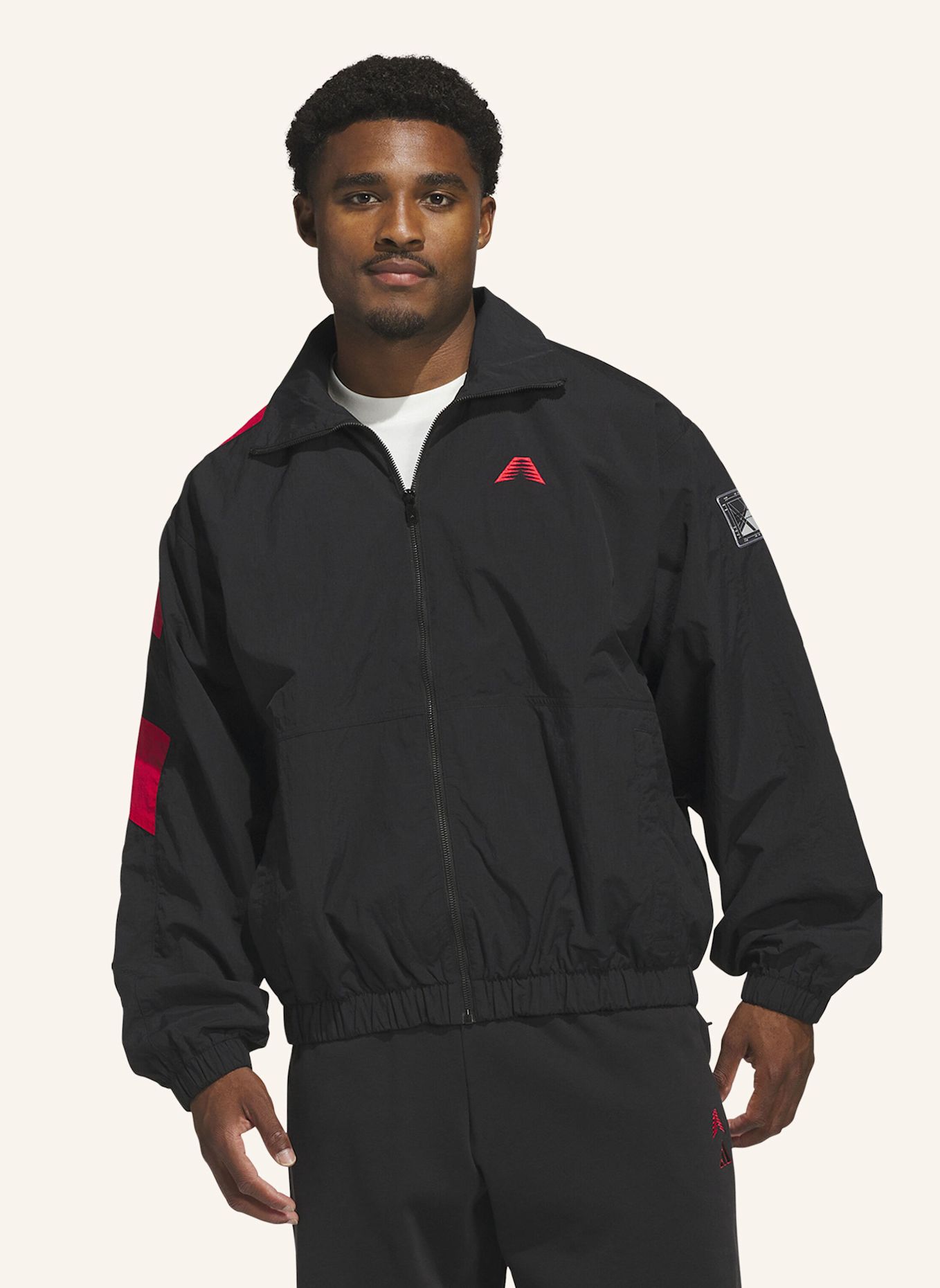 adidas ANTHONY EDWARDS FOUNDATION ORIGINALS JACKE: SCHWARZ