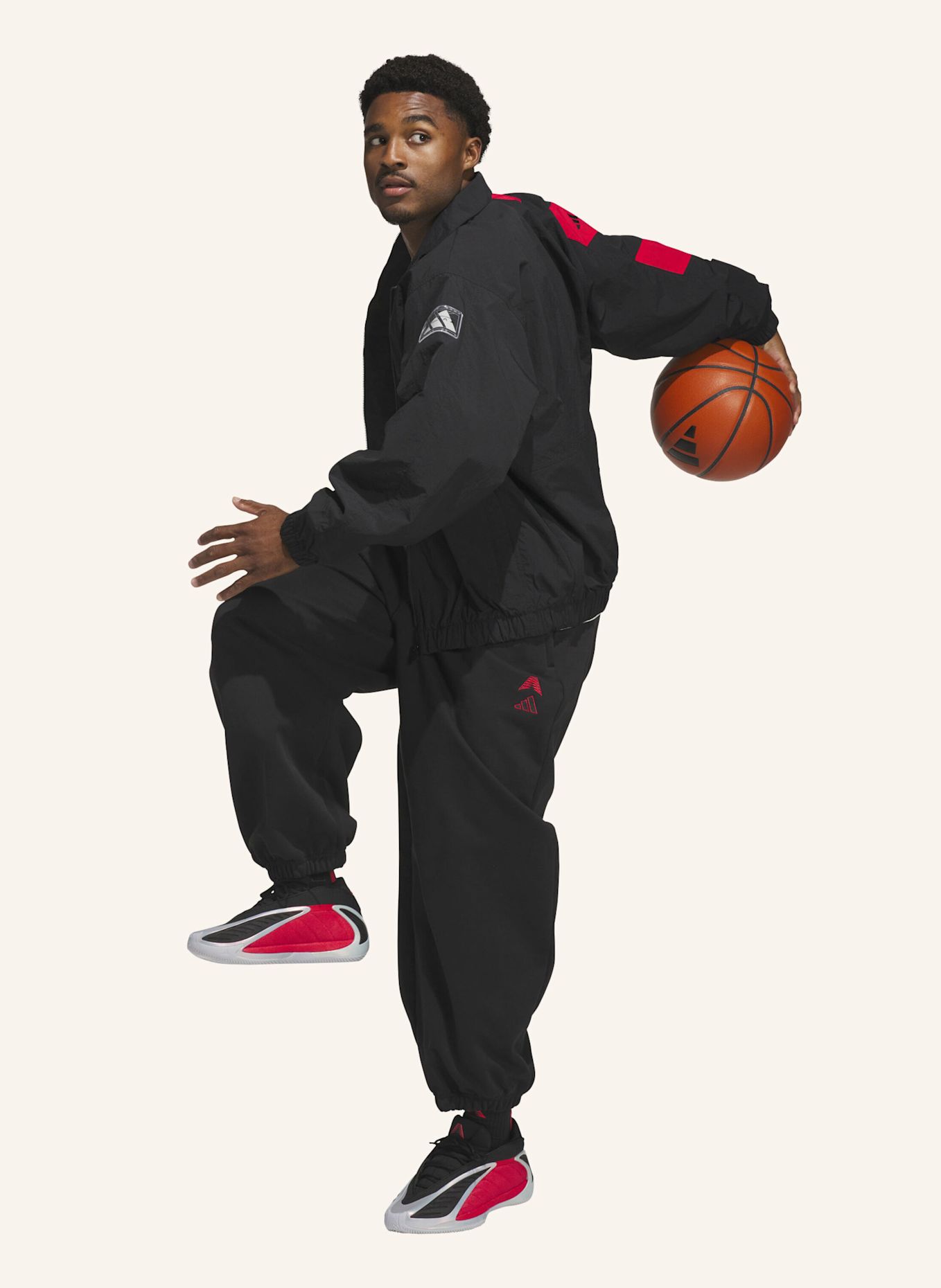 adidas ANTHONY EDWARDS FOUNDATION ORIGINALS JACKE: SCHWARZ