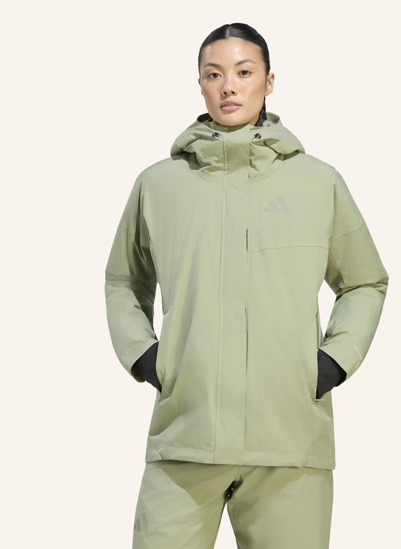 adidas TERREX TERREX MULTI JACKE, 2-LAGIG, CLIMAPROOF, ISOLIERT: GRÜN