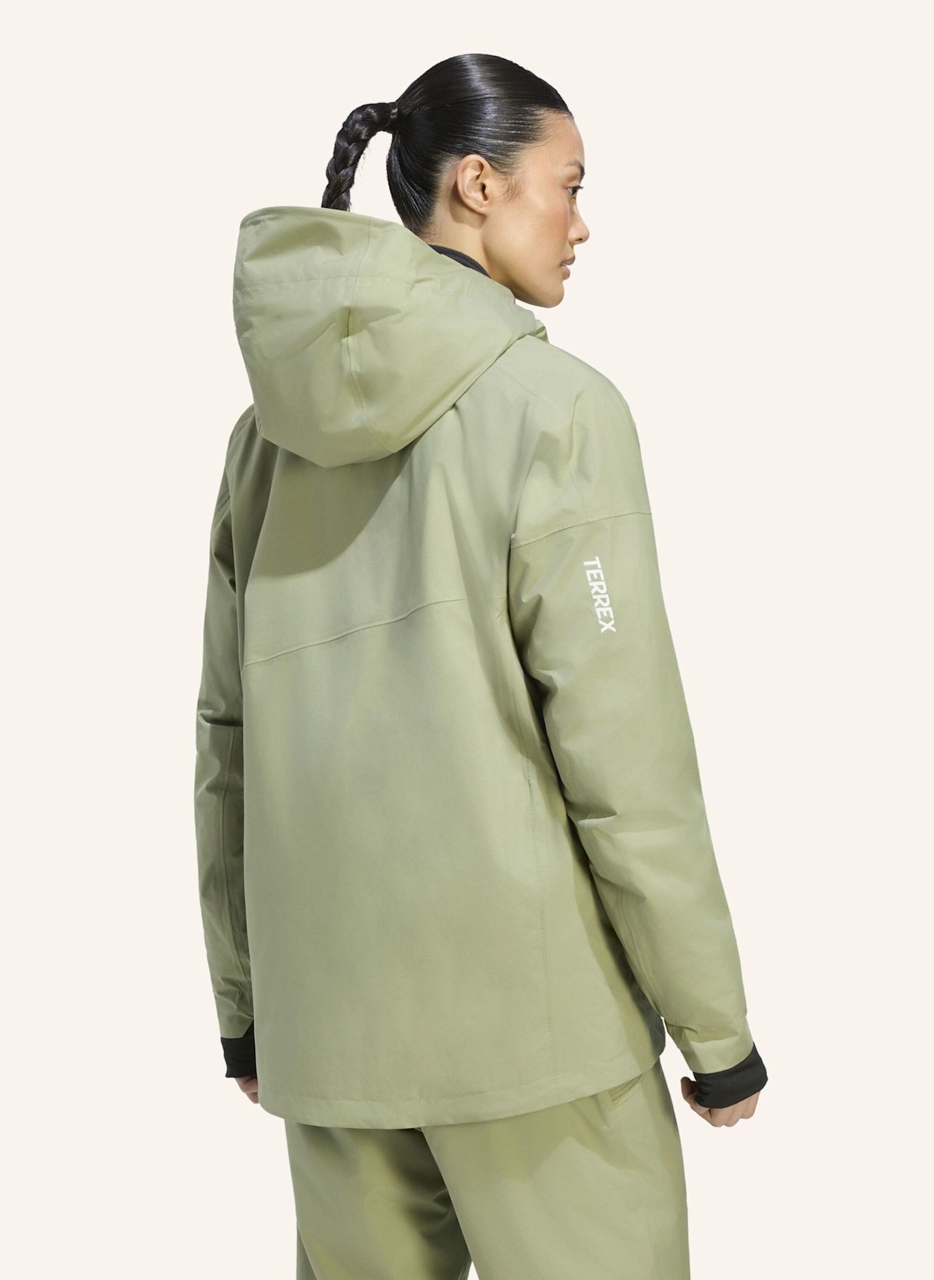 adidas TERREX TERREX MULTI JACKE, 2-LAGIG, CLIMAPROOF, ISOLIERT: GRÜN