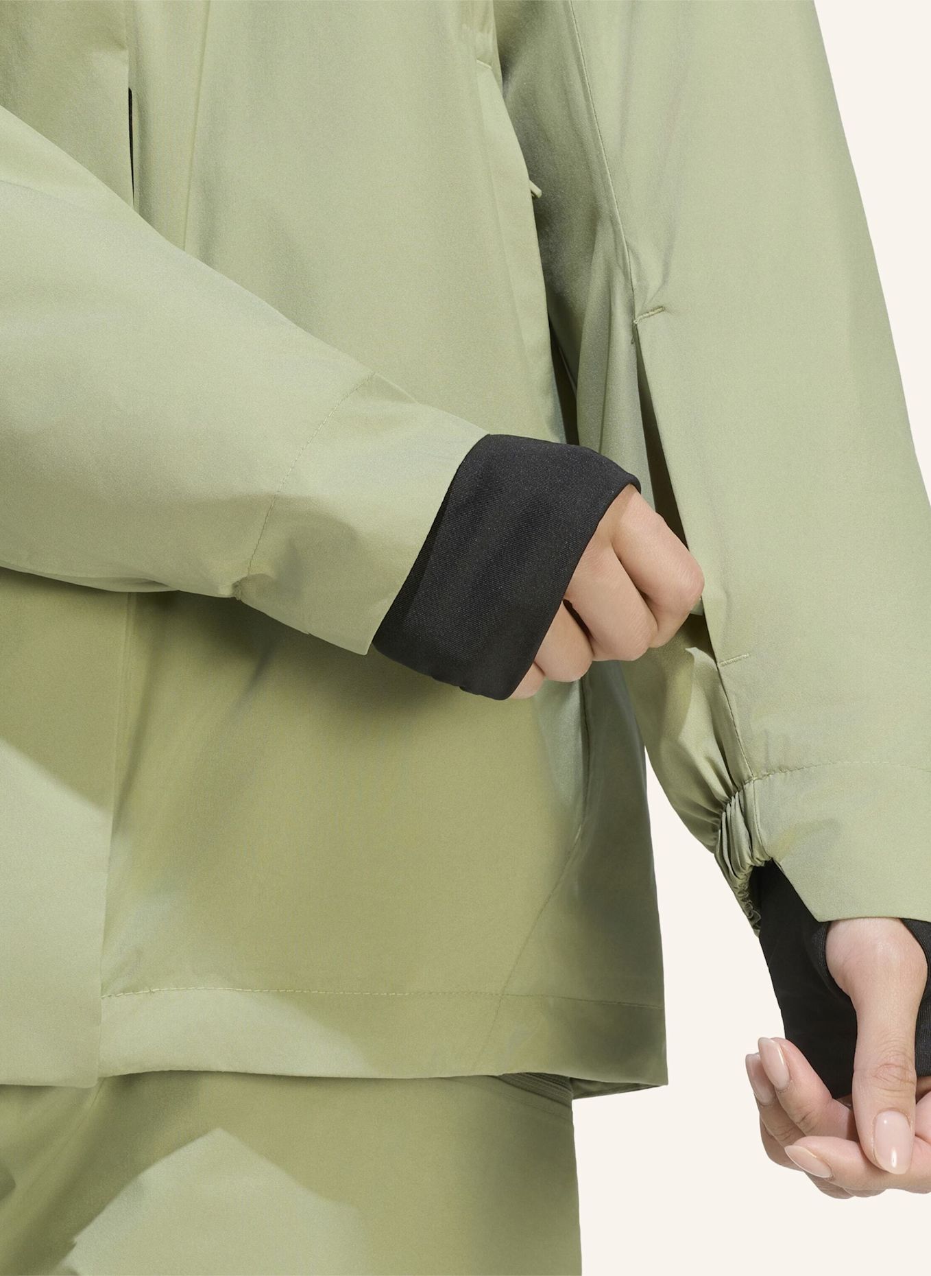 adidas TERREX TERREX MULTI JACKE, 2-LAGIG, CLIMAPROOF, ISOLIERT: GRÜN